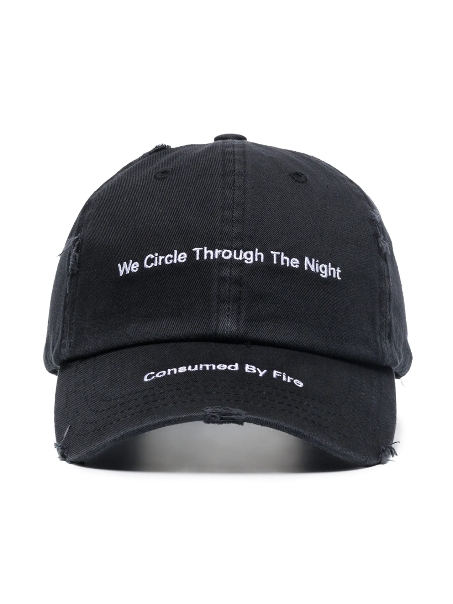 embroidered slogan baseball cap
