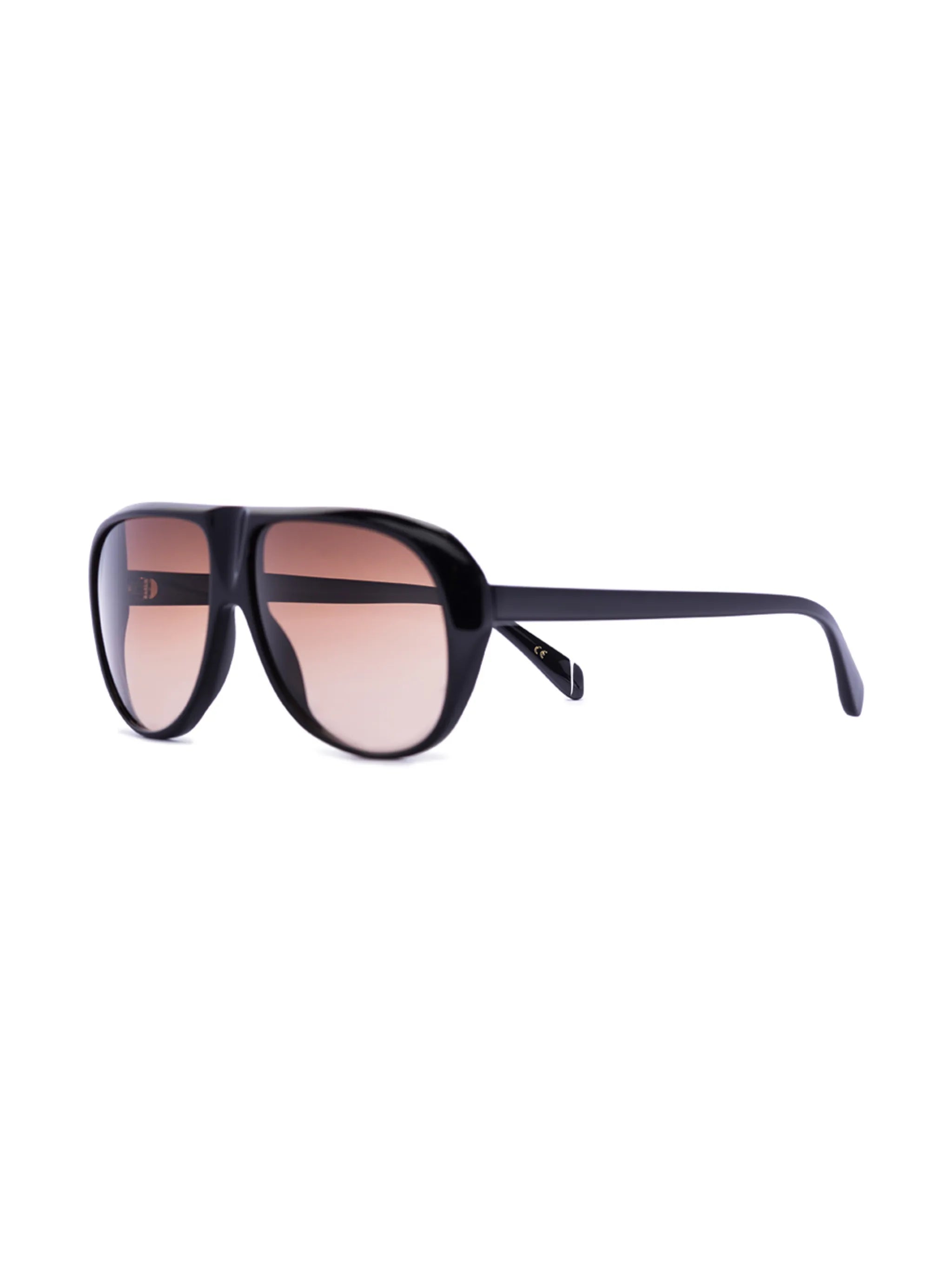 tinted pilot-frame sunglasses