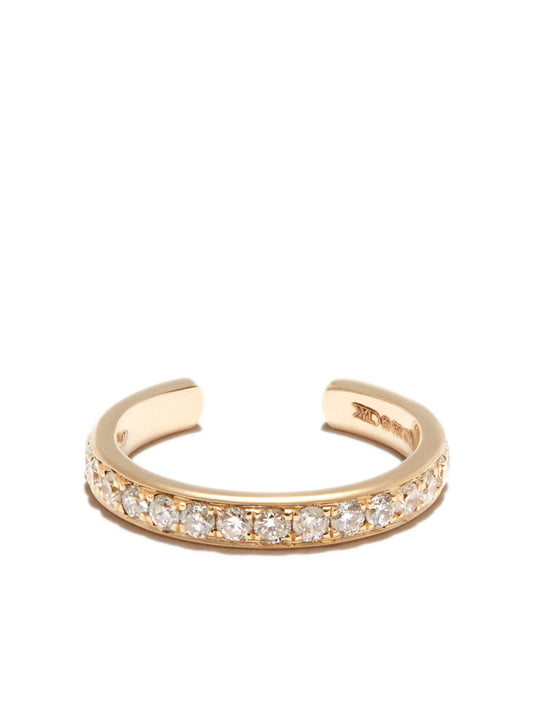 18kt yellow gold diamond ear cuff