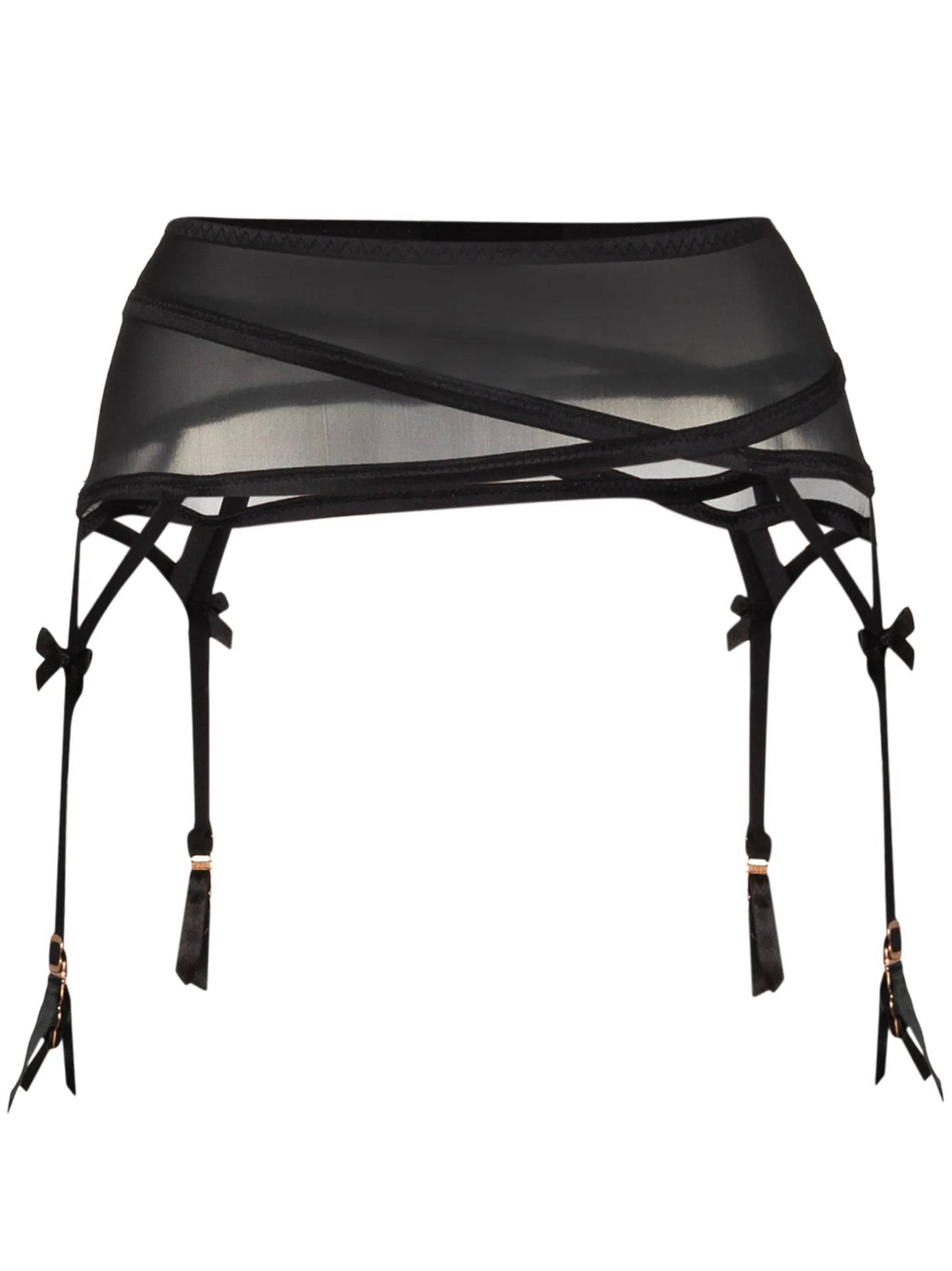 Joan mesh suspender belt