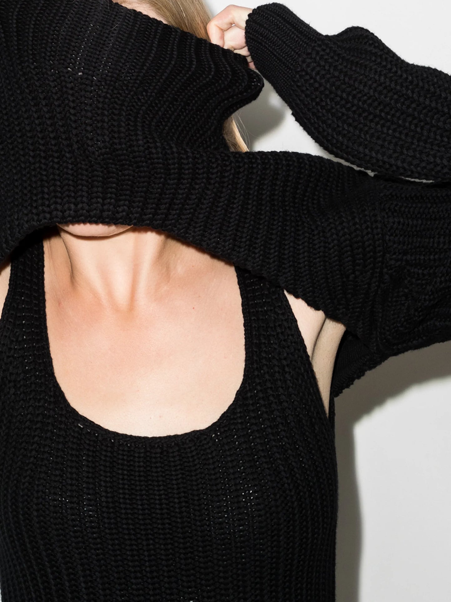 Jady turtleneck knitted dress