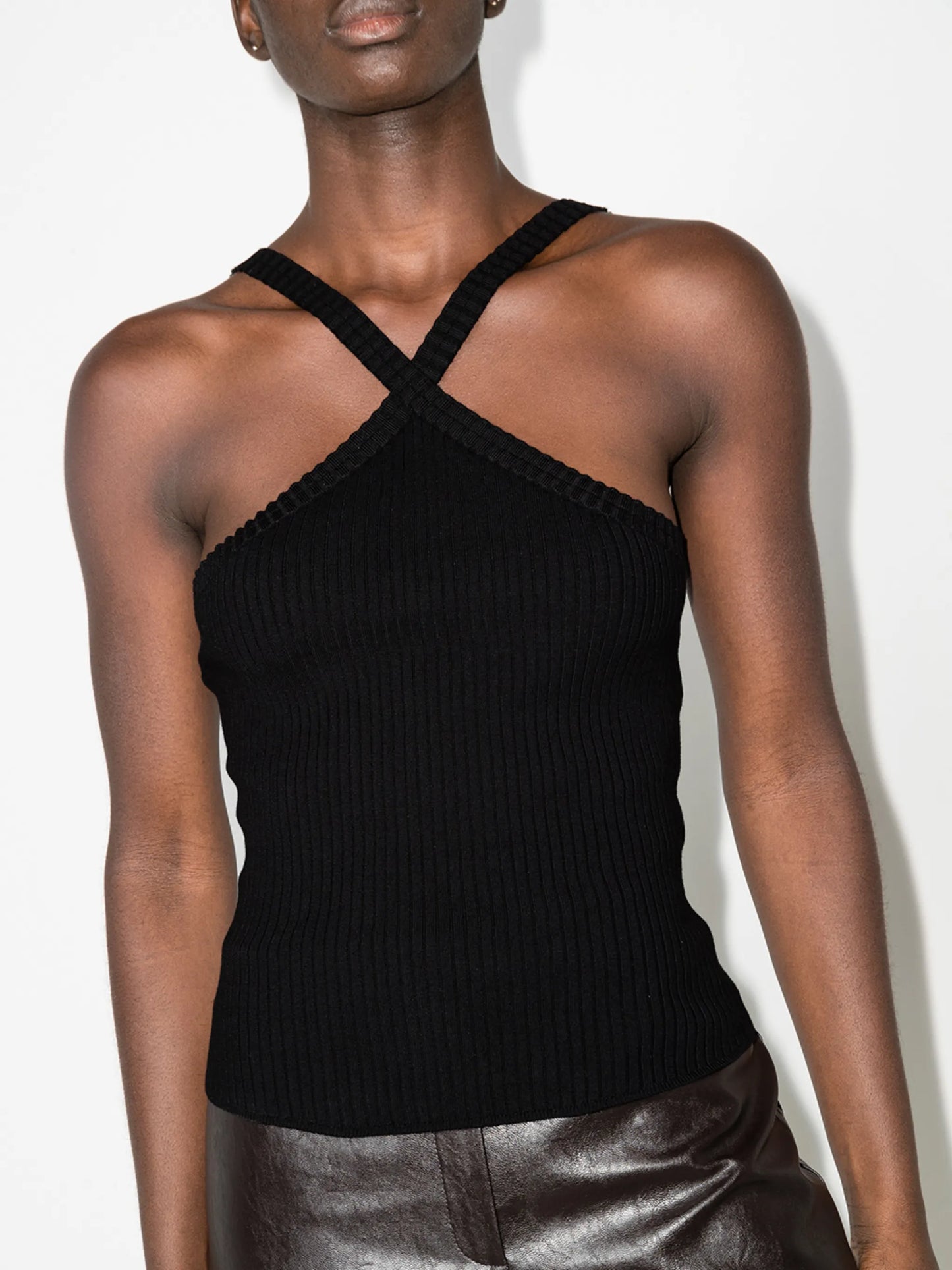 Mae crossover straps top