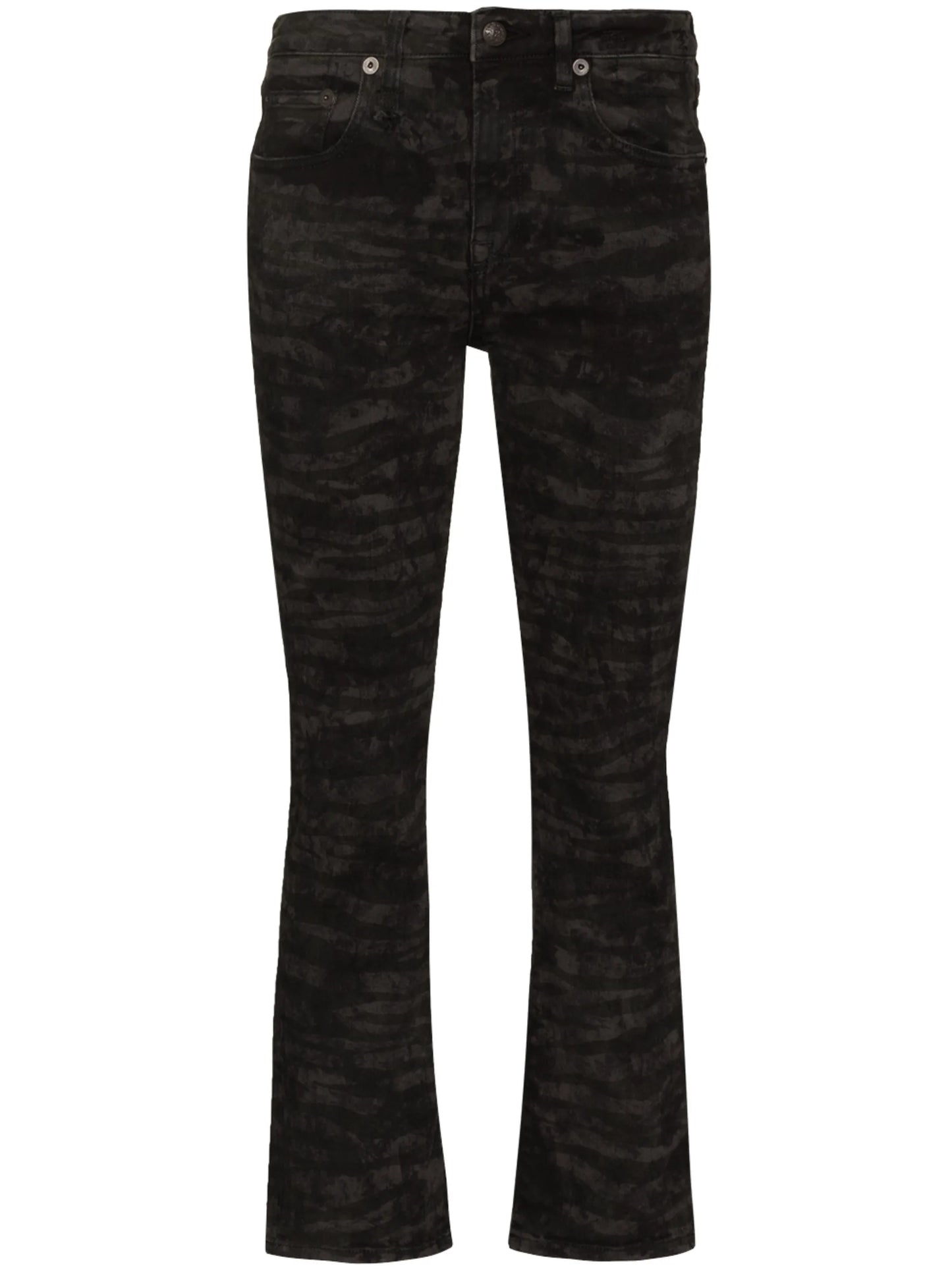 Kick Fit zebra print bootcut jeans