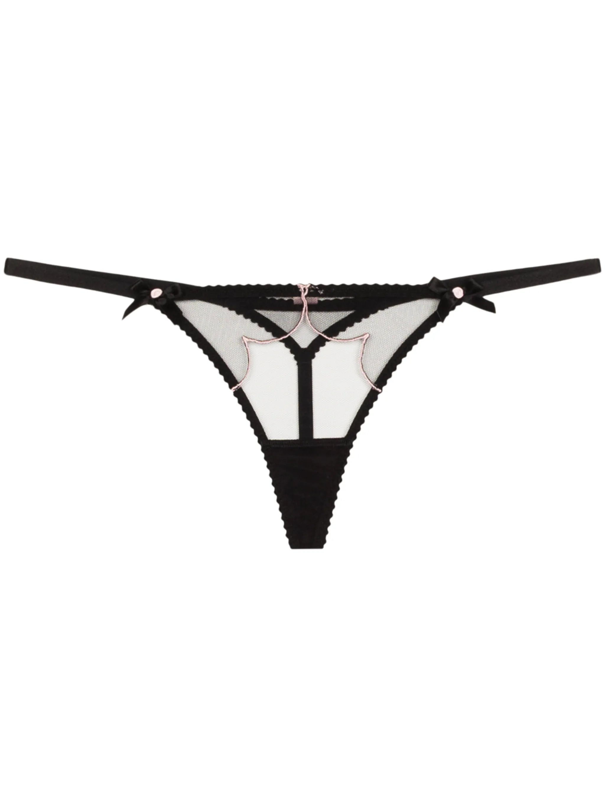 Lorna scallop-detail thong