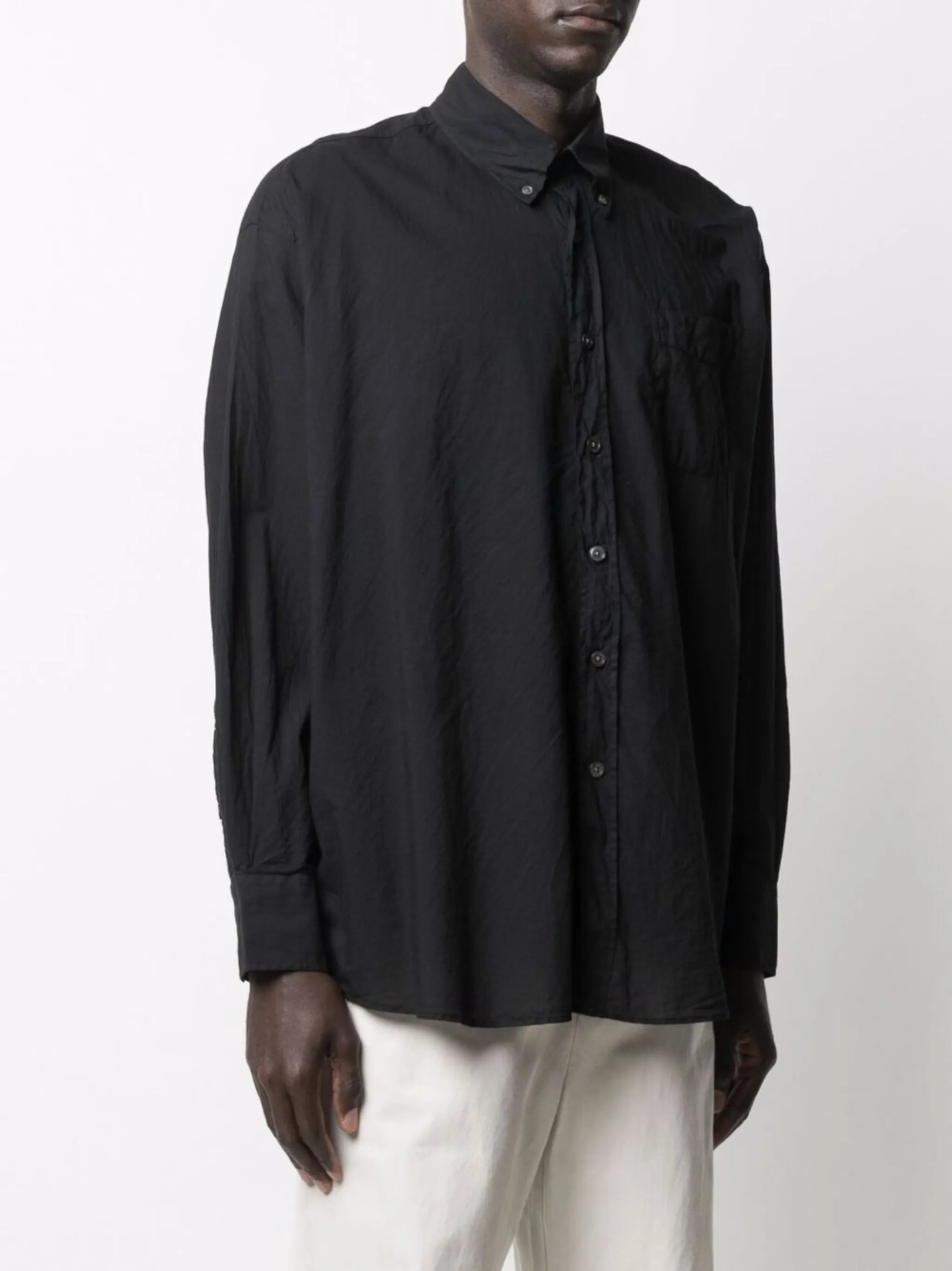 button-down cotton shirt