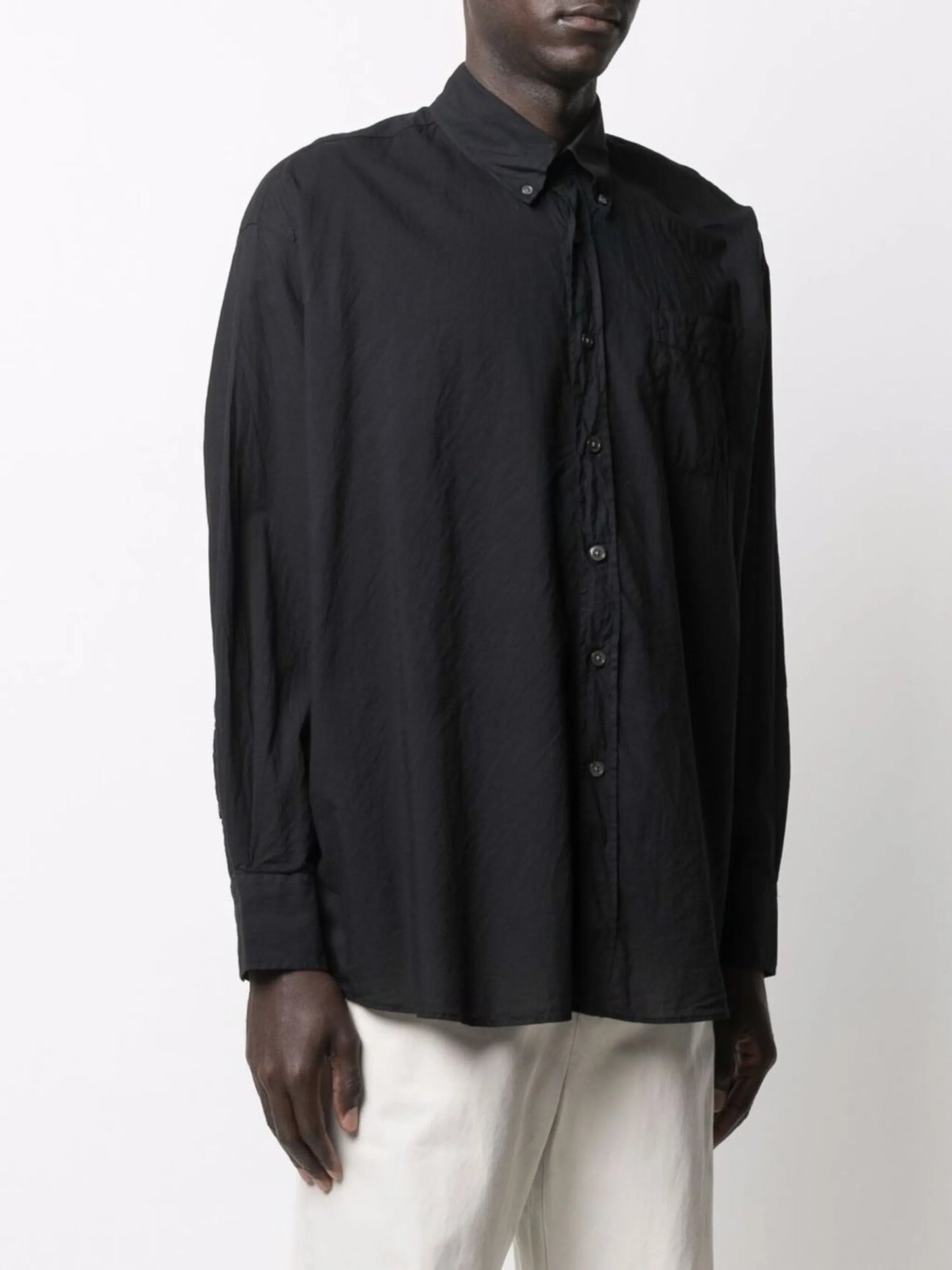 button-down cotton shirt