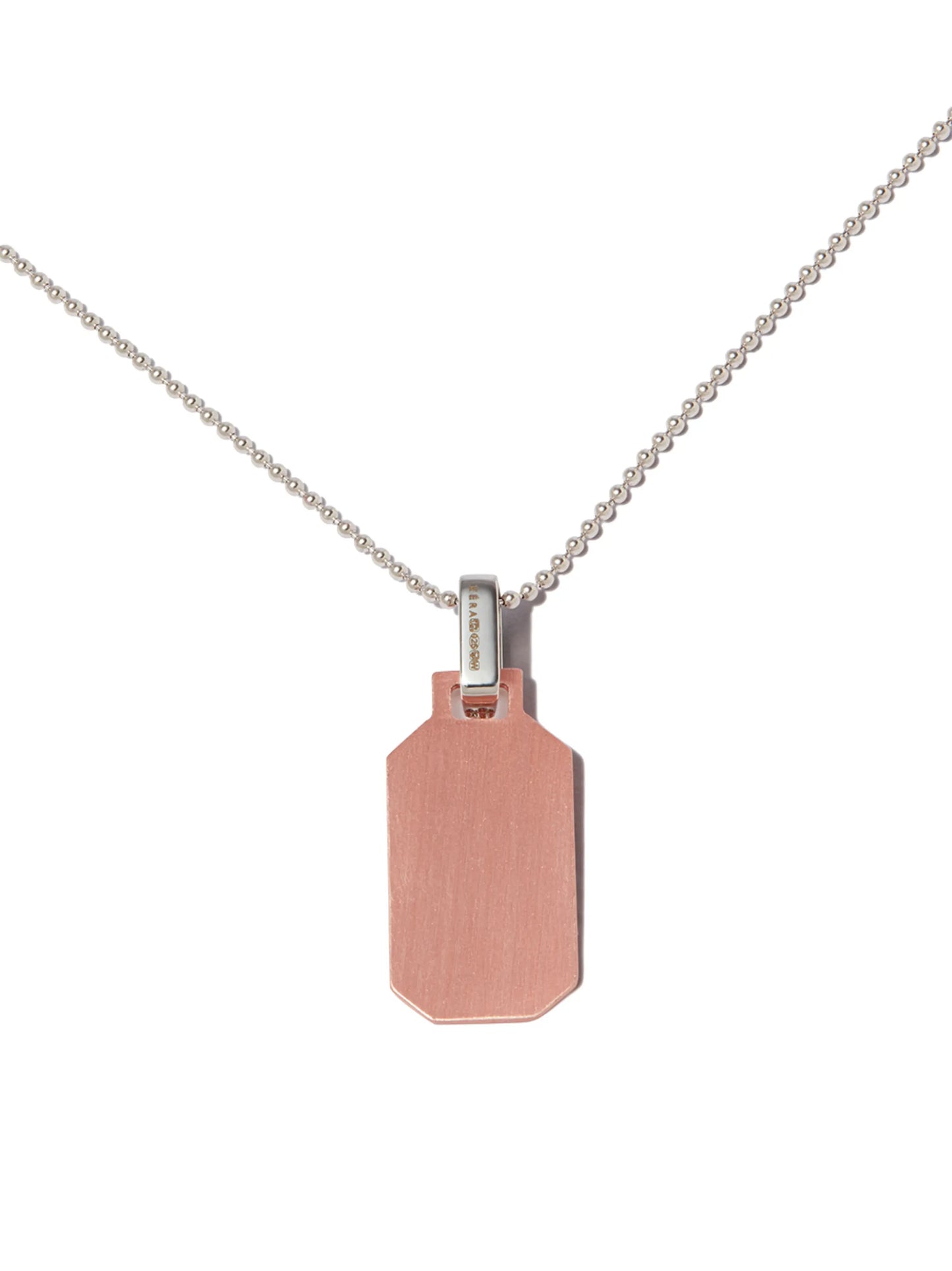 18kt white gold small Tokyo diamond pendant necklace