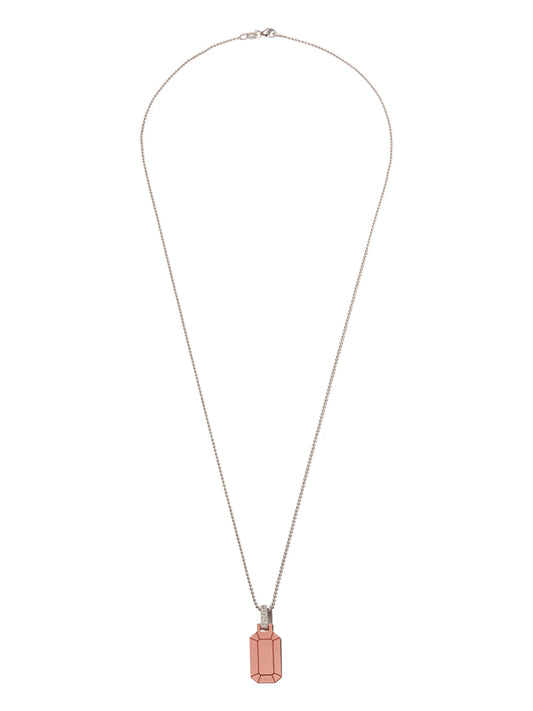 18kt white gold small Tokyo diamond pendant necklace