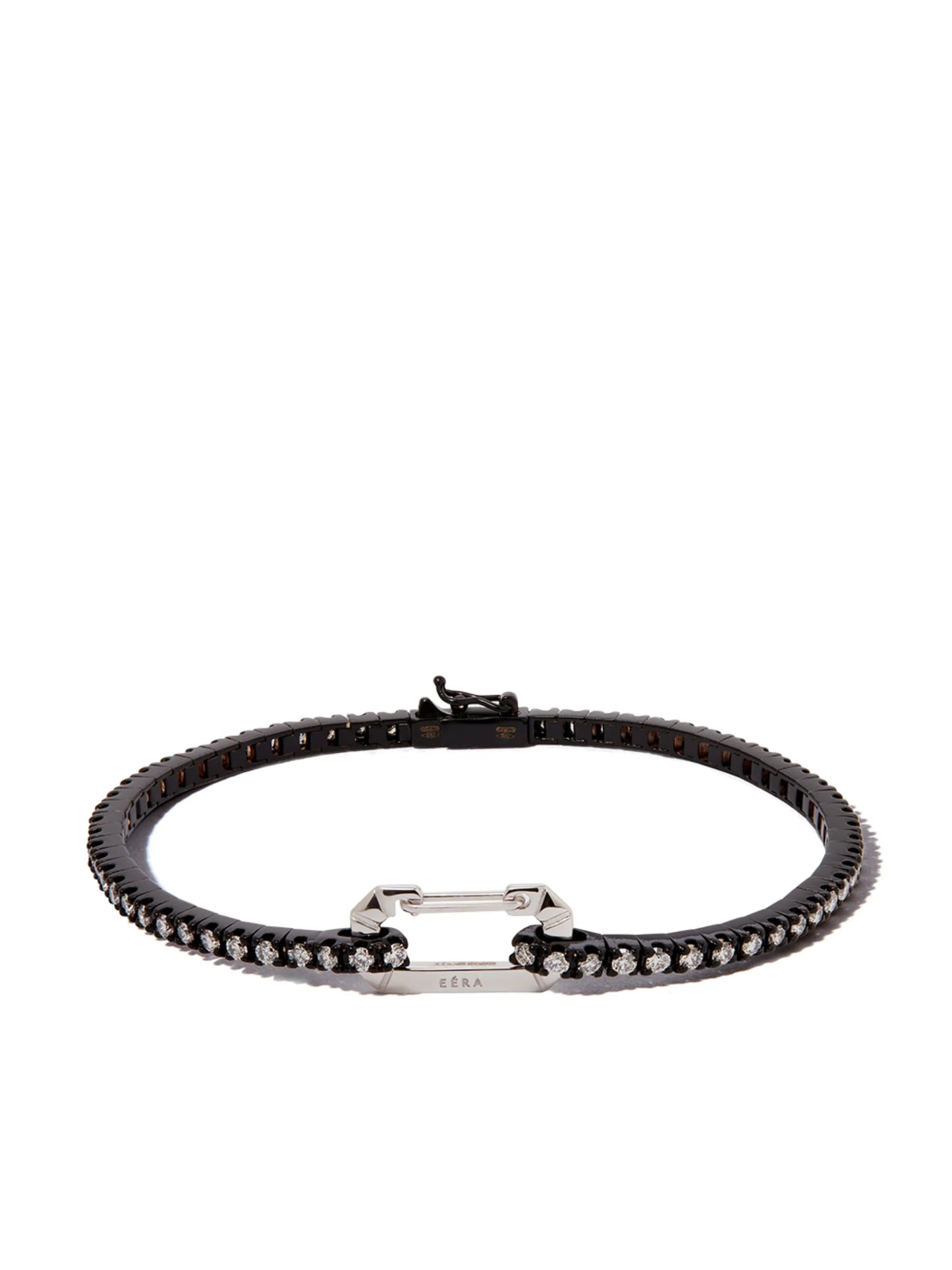 18kt black gold diamond tennis bracelet