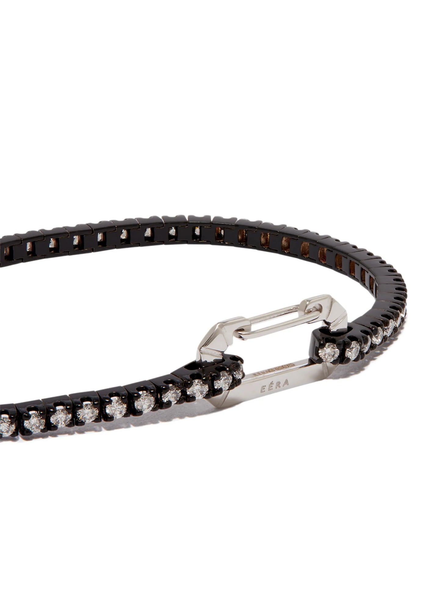 18kt black gold diamond tennis bracelet