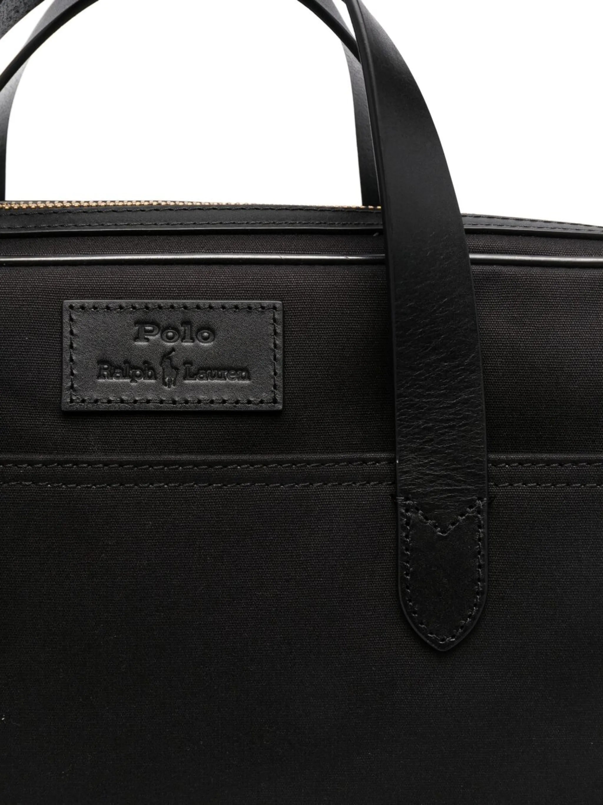 Commuter logo-patch briefcase