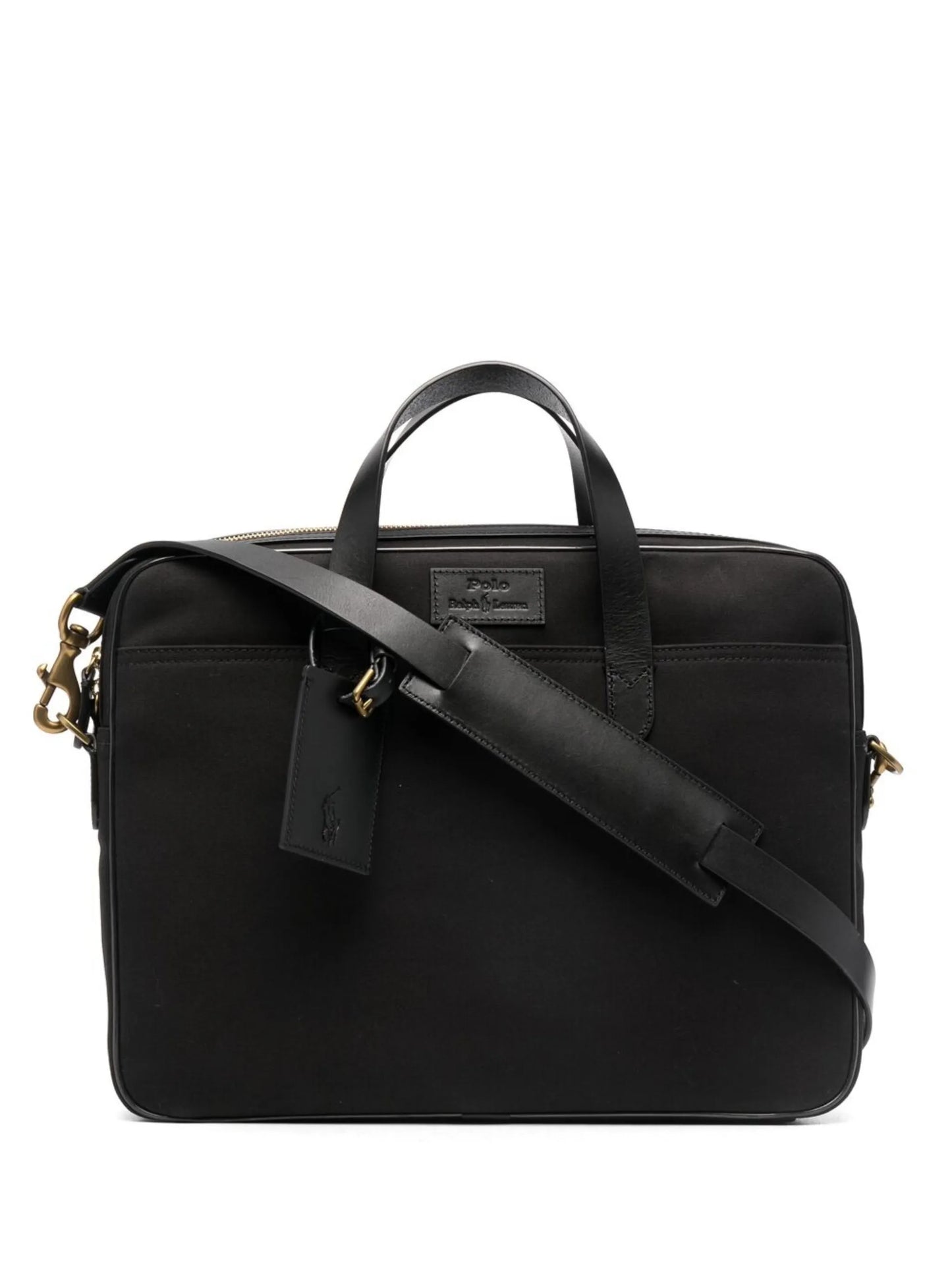 Commuter logo-patch briefcase