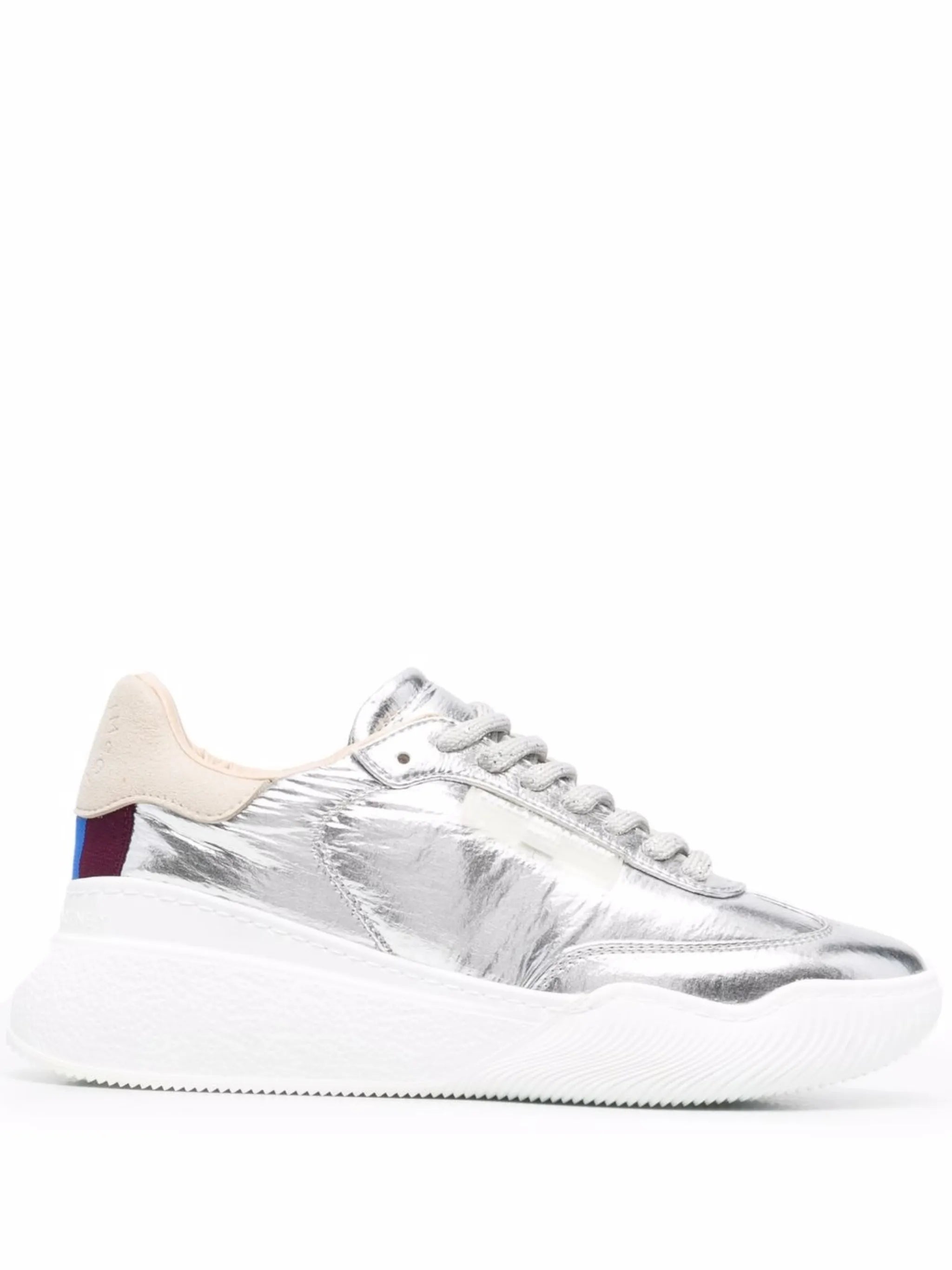 Loop metallic sneakers
