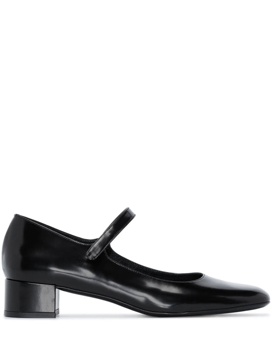 45mm Ginny leather pumps