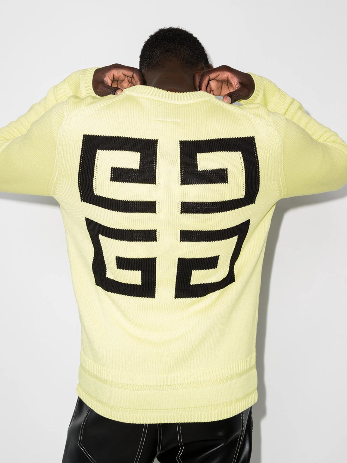 4G intarsia knitted logo jumper