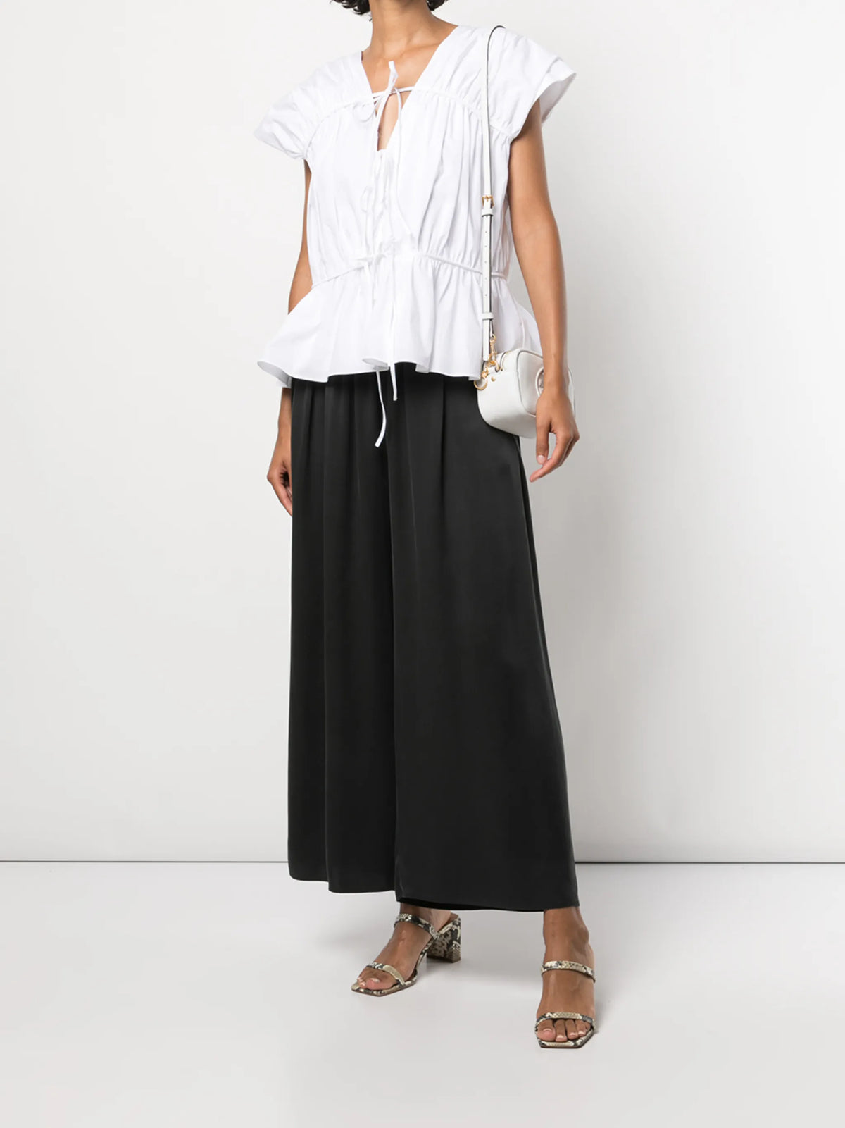 Thea white ruffle top