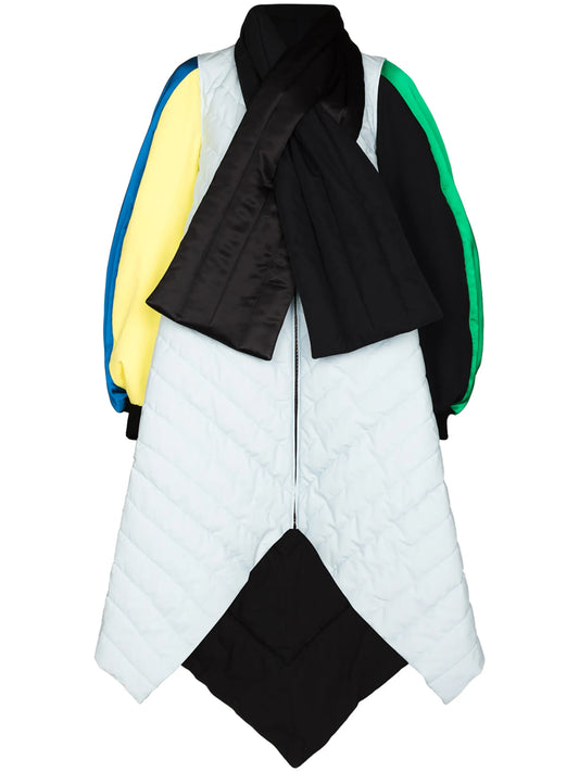 circular-sleeve parka