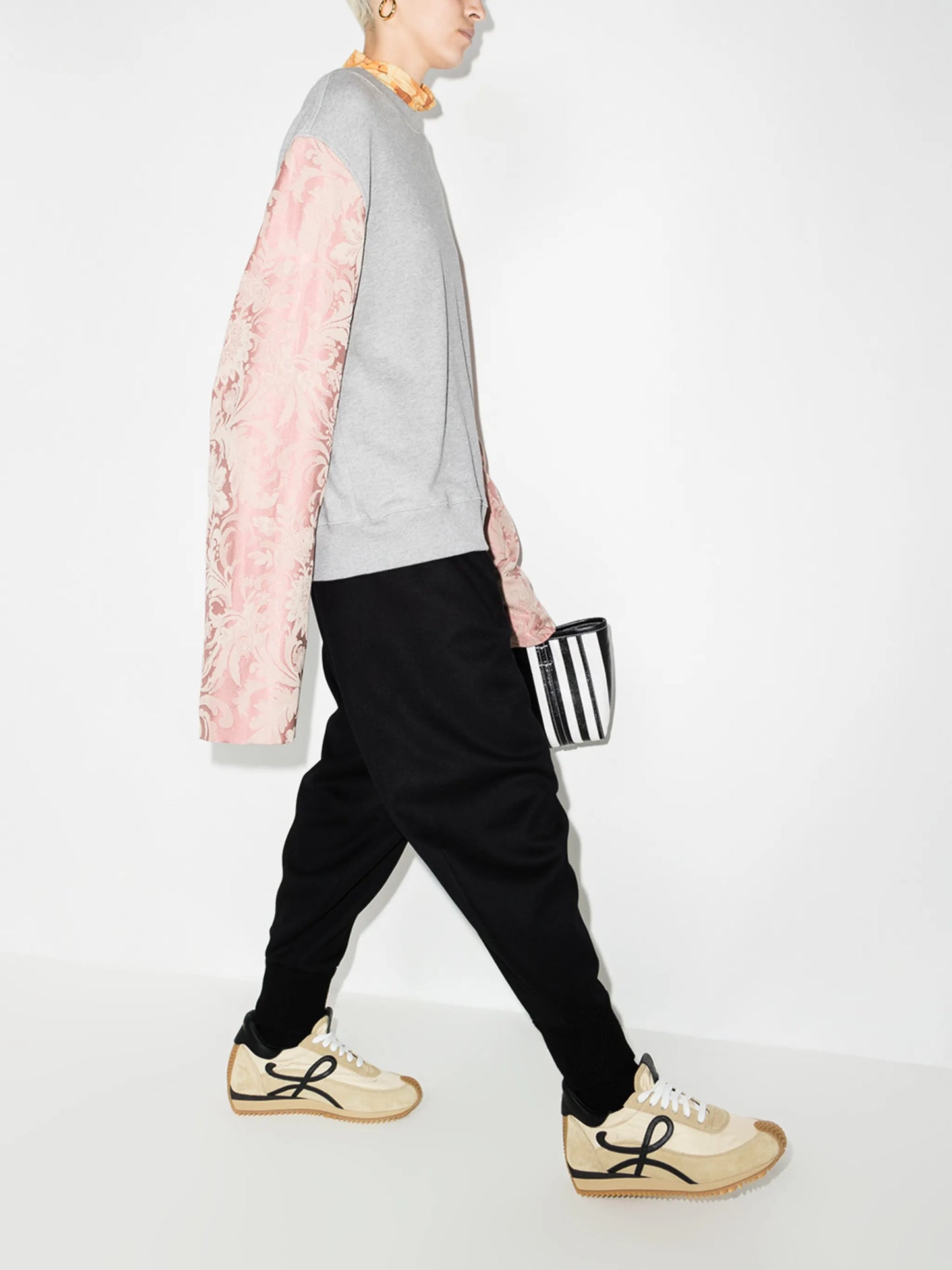 balloon wool trousers