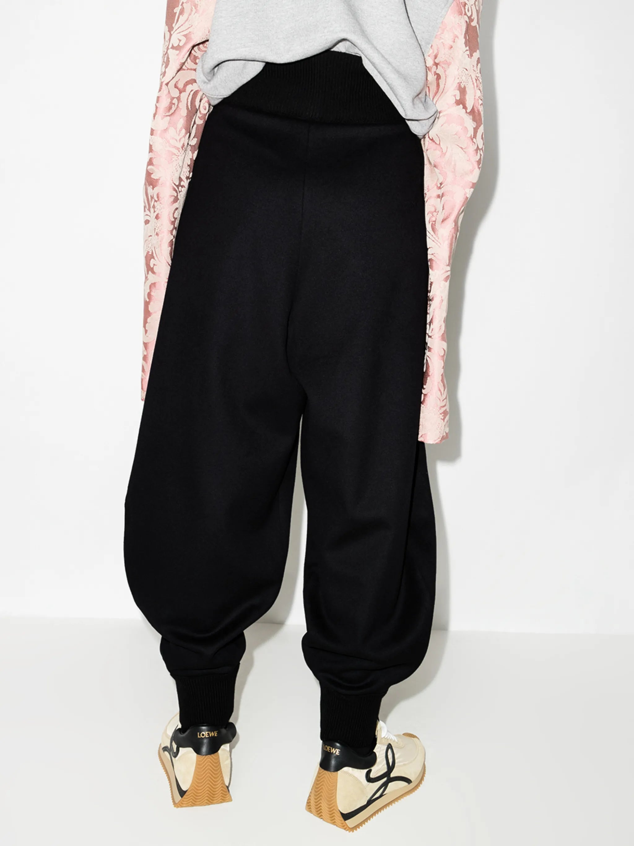 balloon wool trousers
