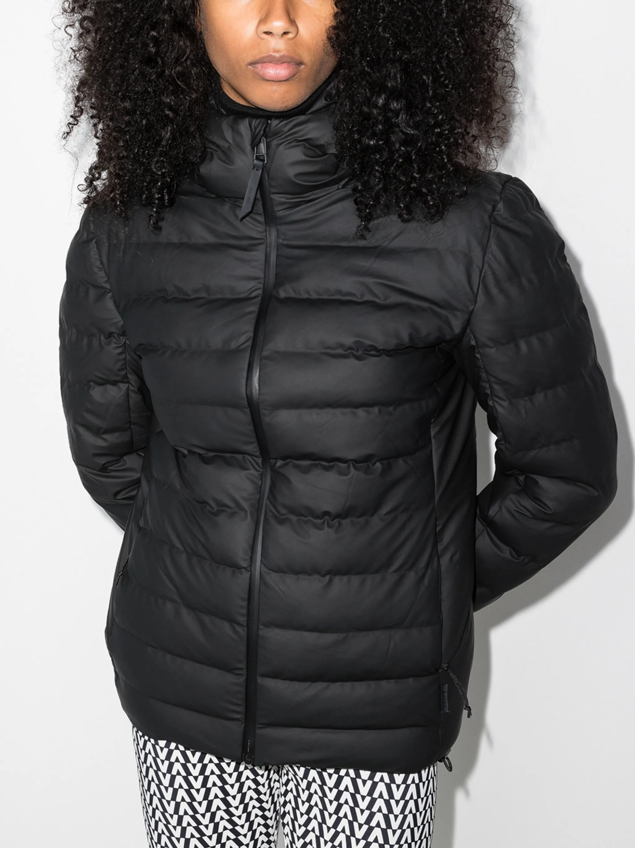 Trekker quilted hooded jacket