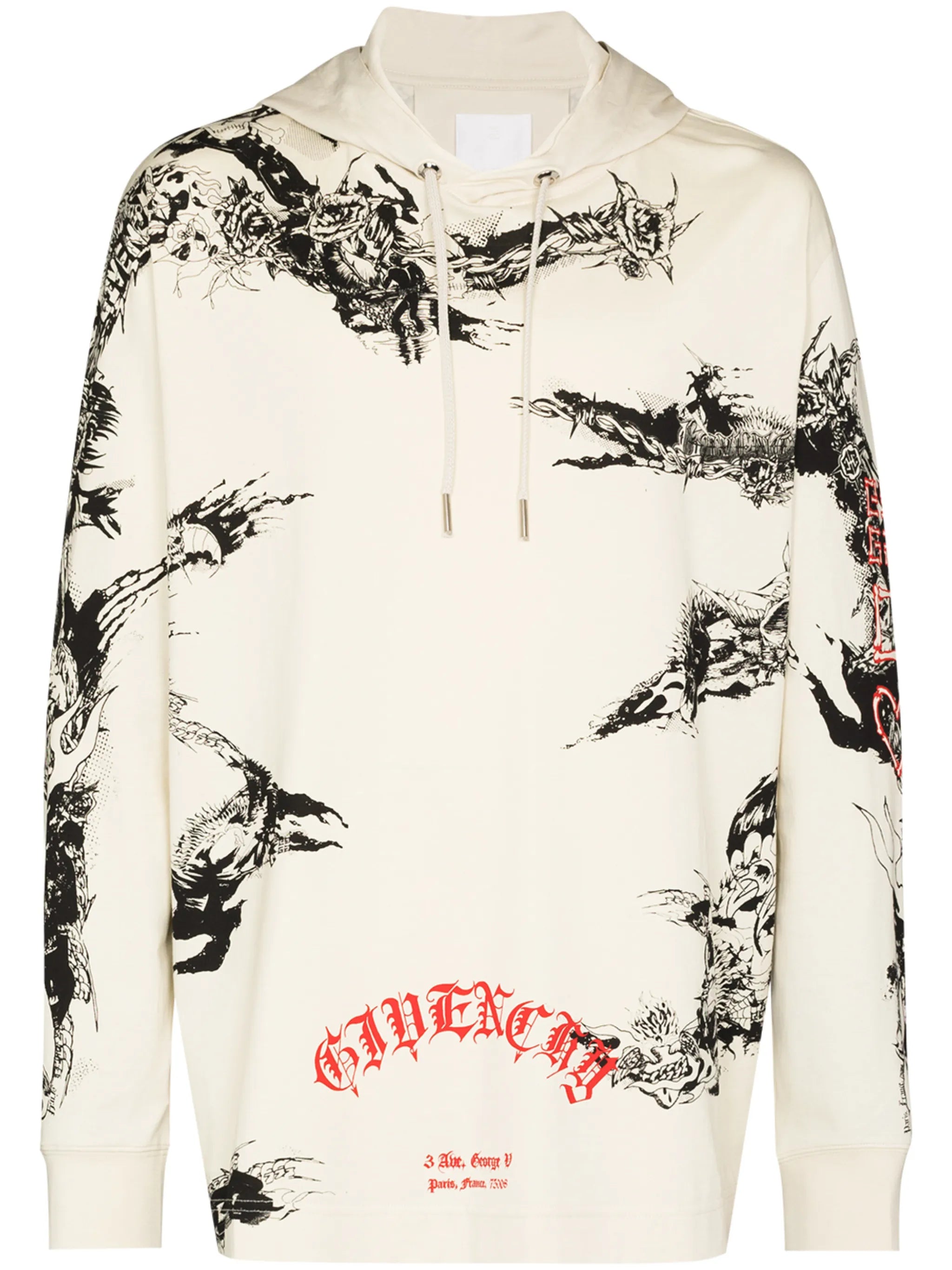 4G logo-print cotton hoodie