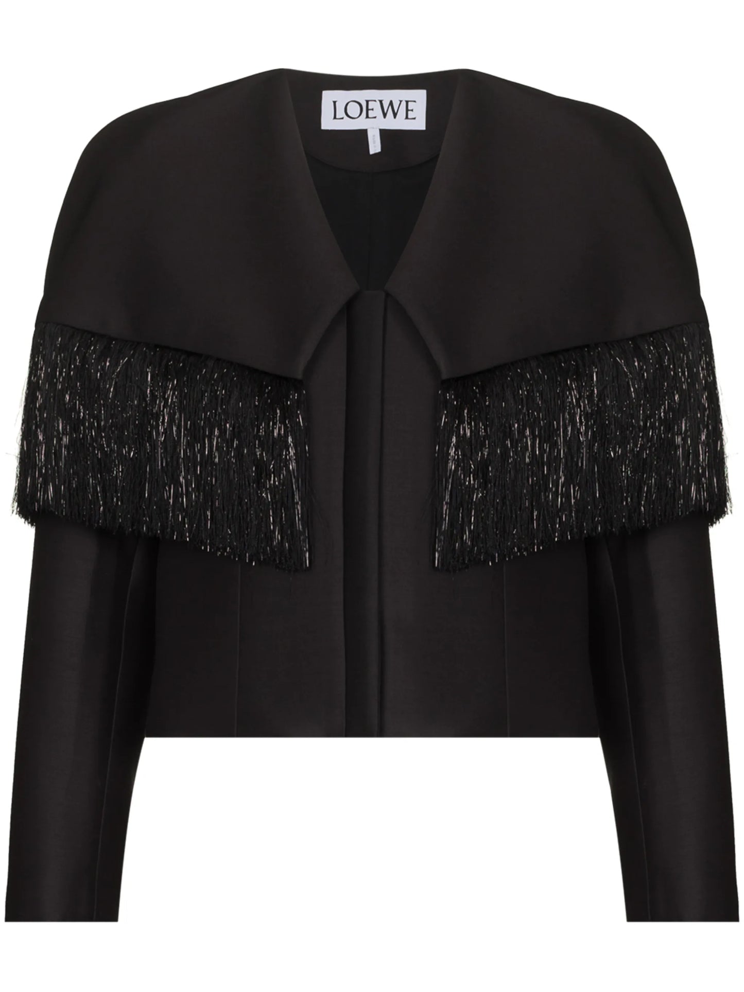 fringed cropped jacket