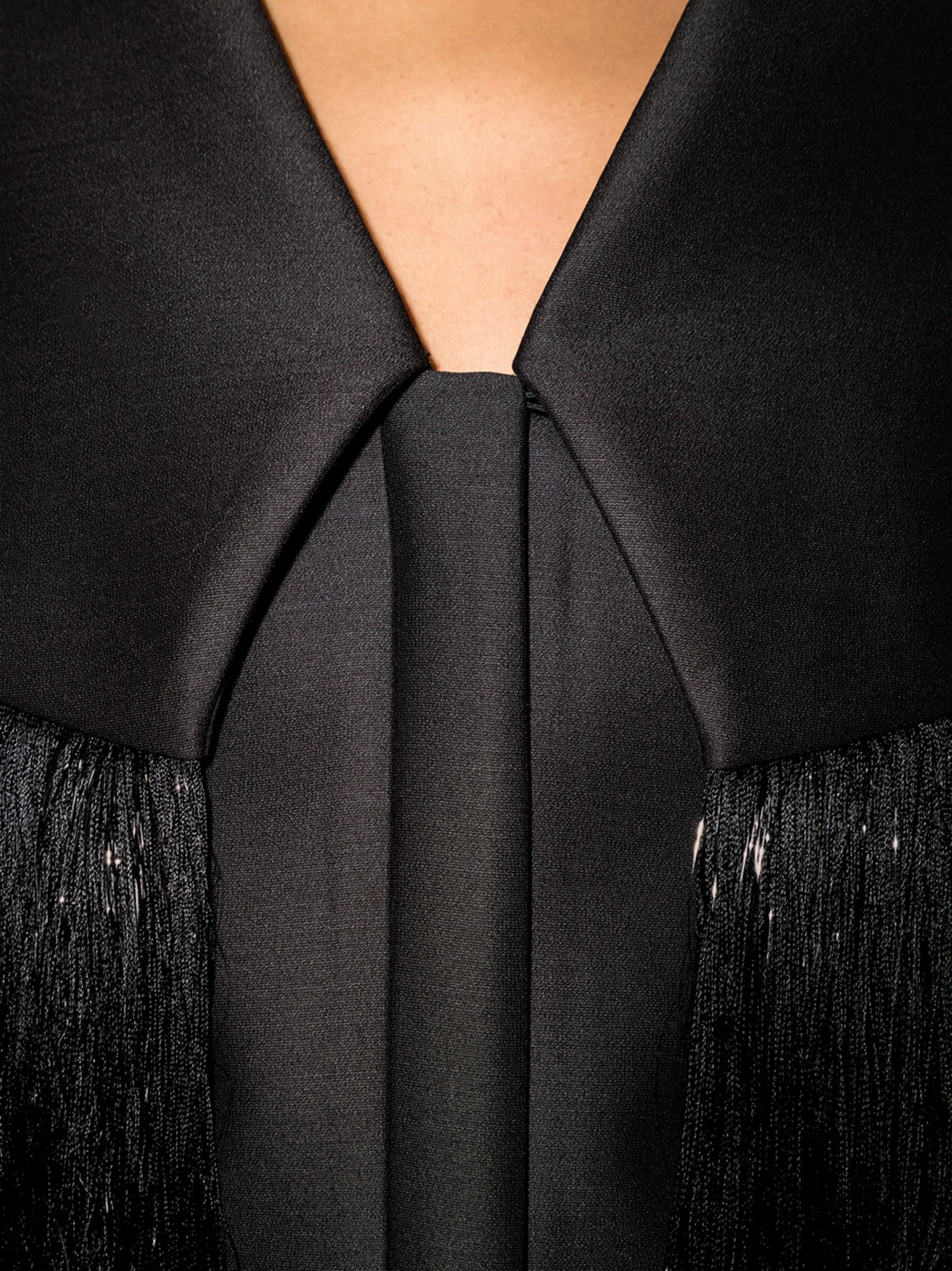 fringed cropped jacket