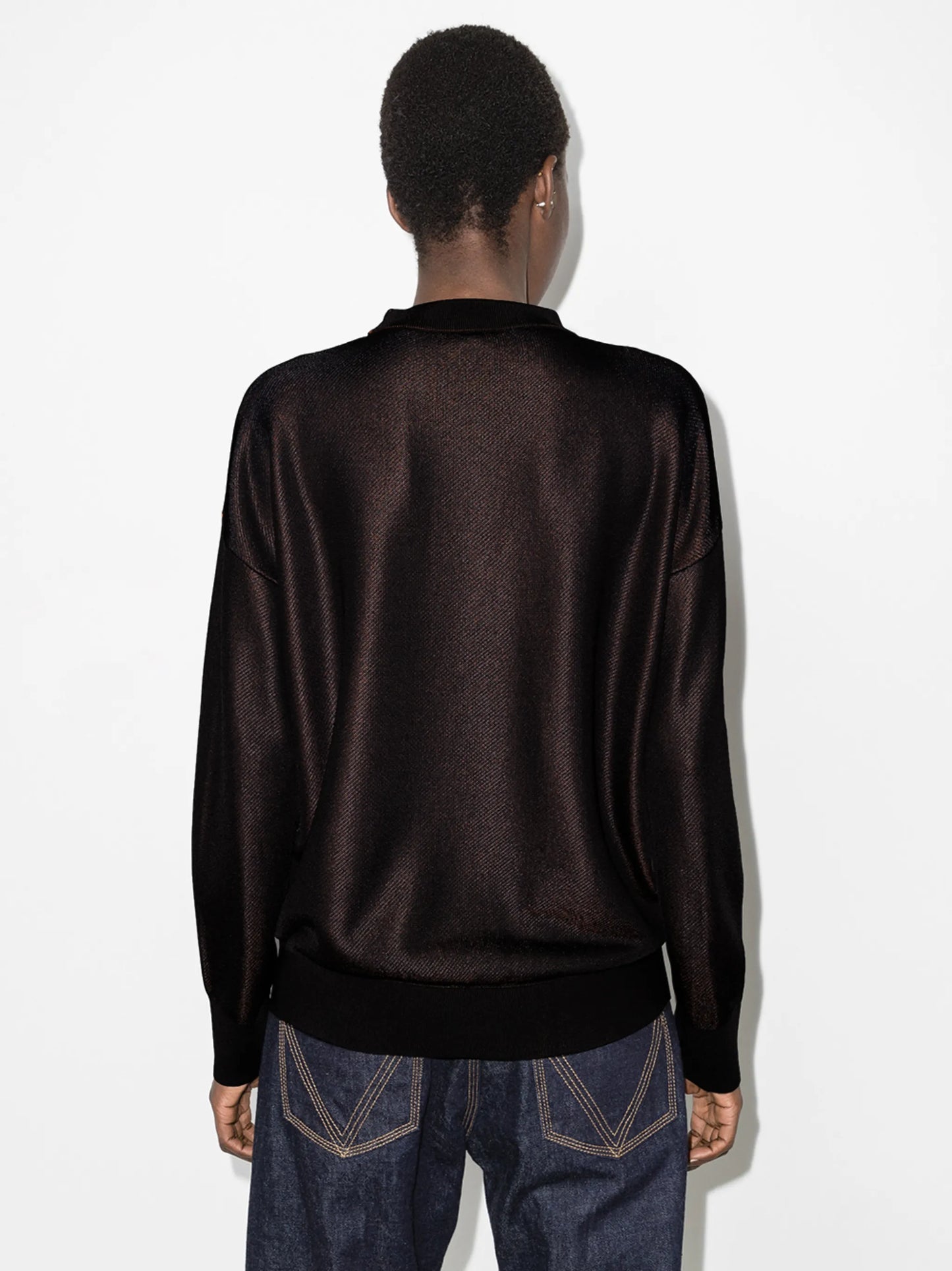 logo intarsia jumper