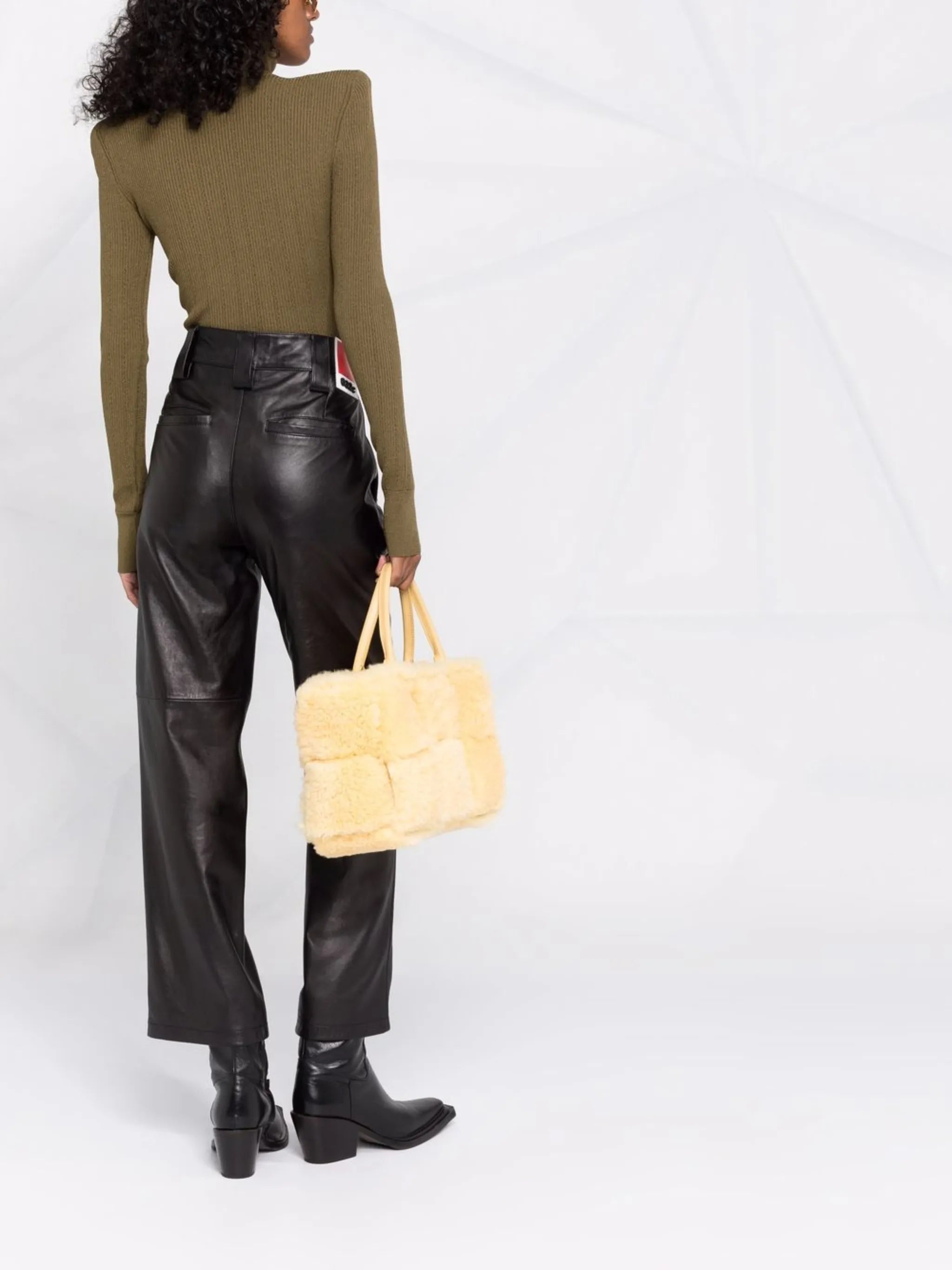 long-sleeve roll-neck top