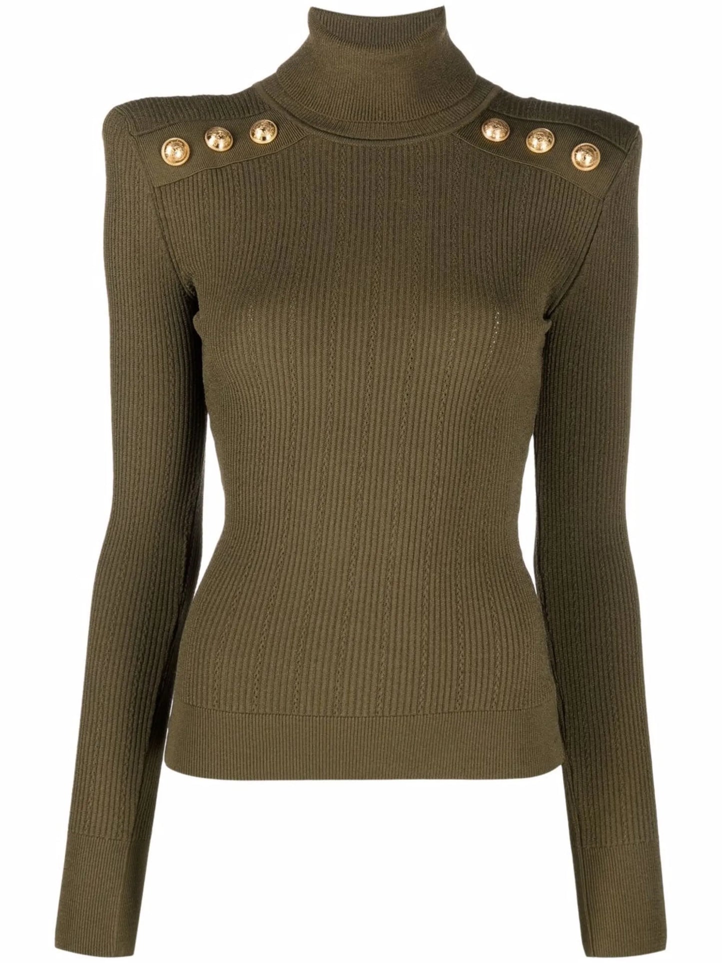 long-sleeve roll-neck top