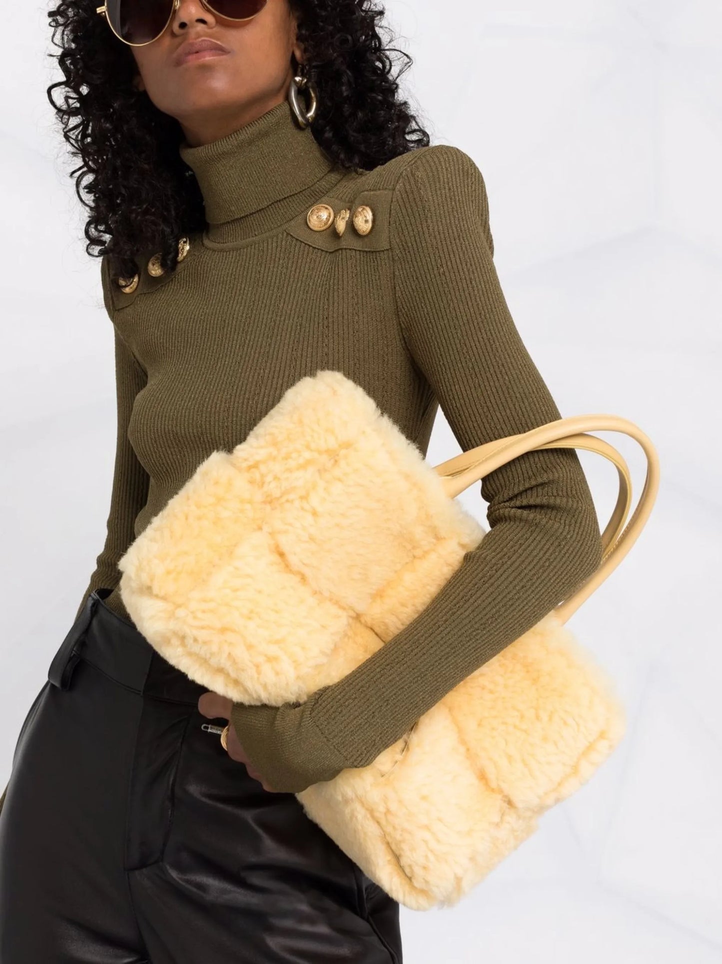 long-sleeve roll-neck top