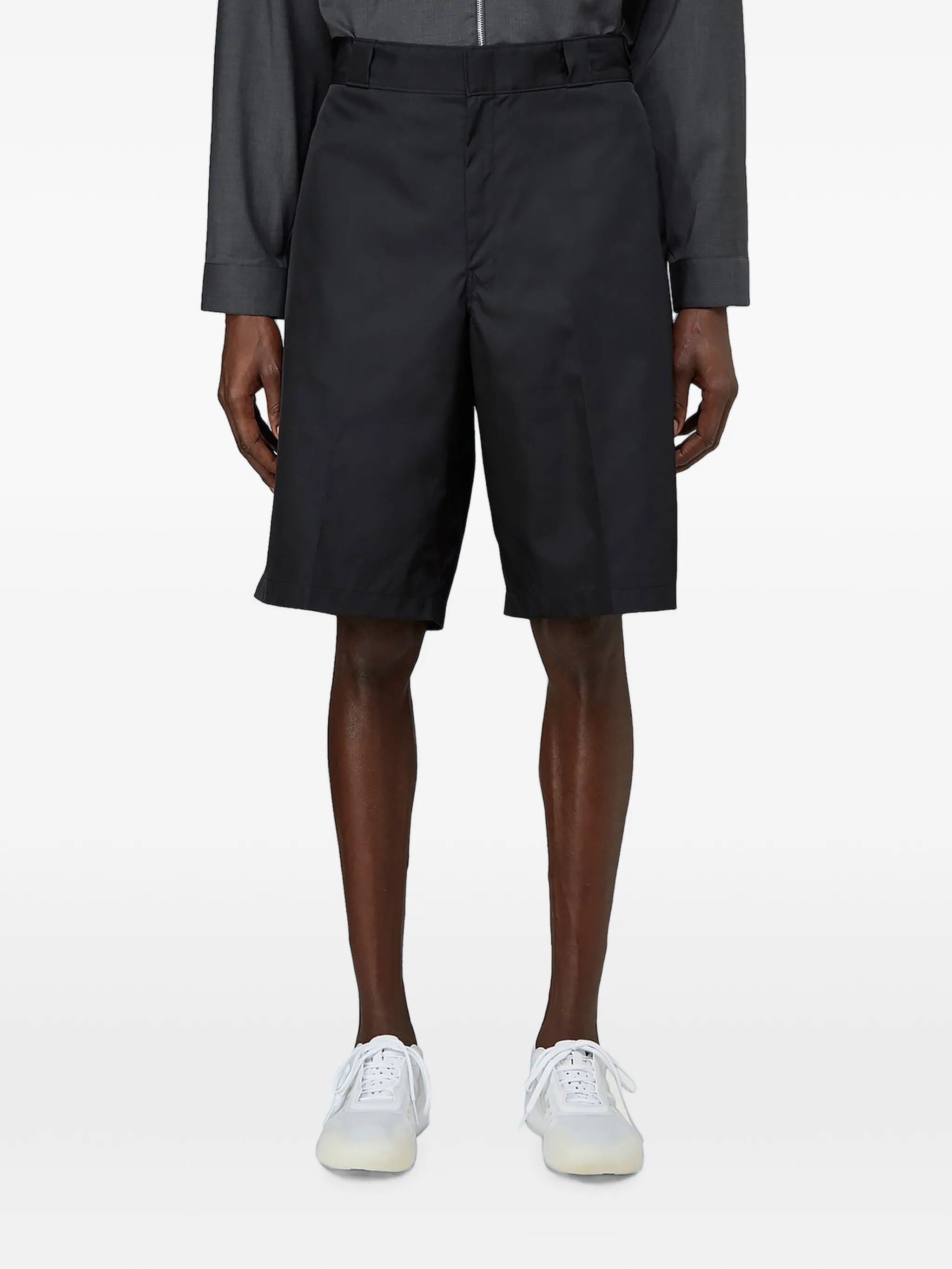 straight-leg shorts