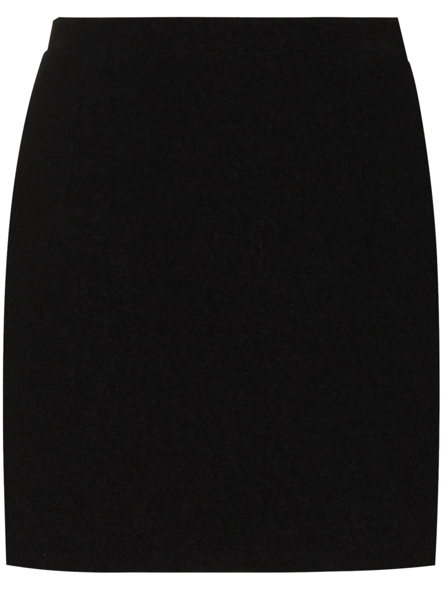 high-waisted mini skirt