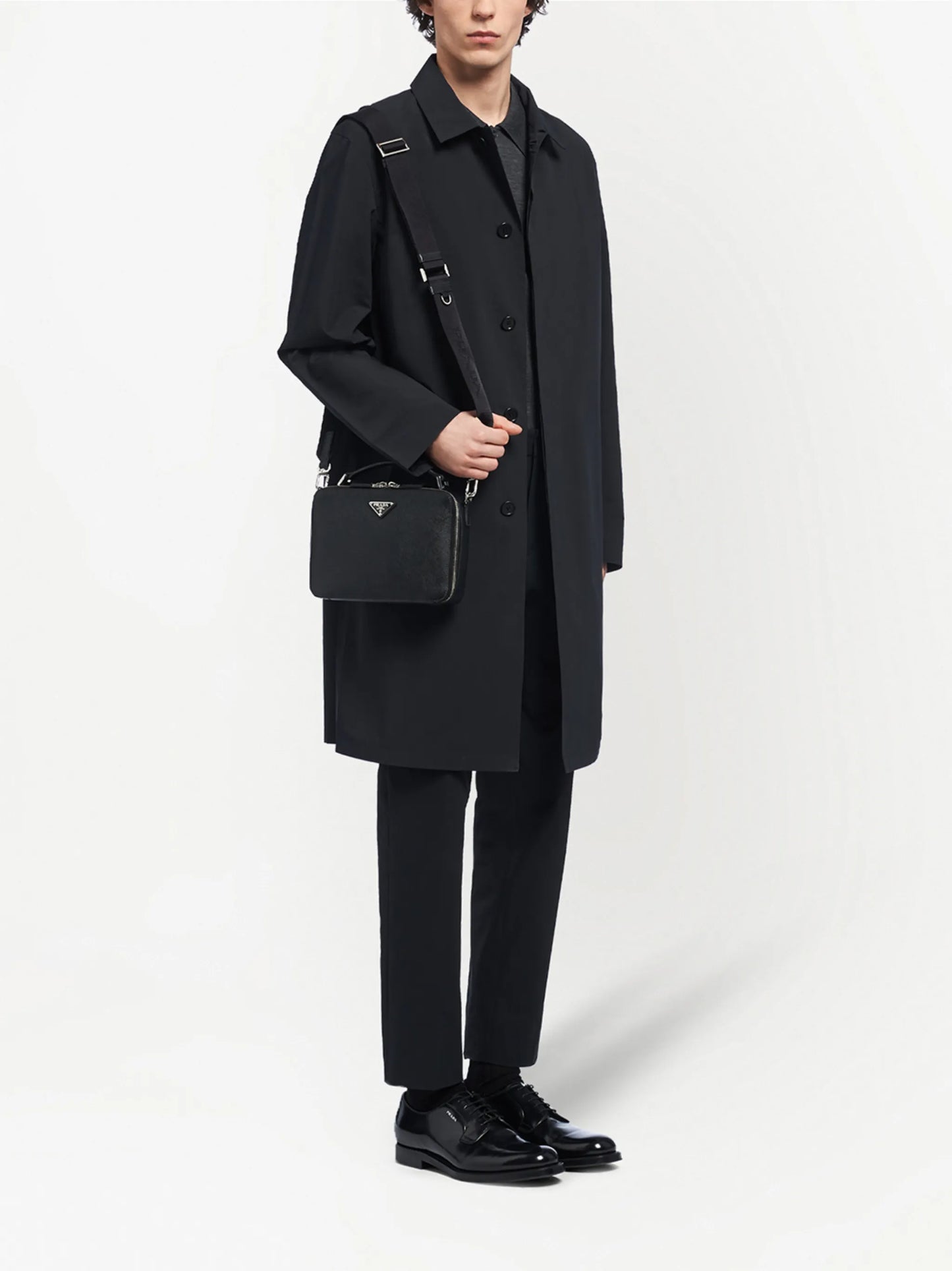 Brique Saffiano leather bag