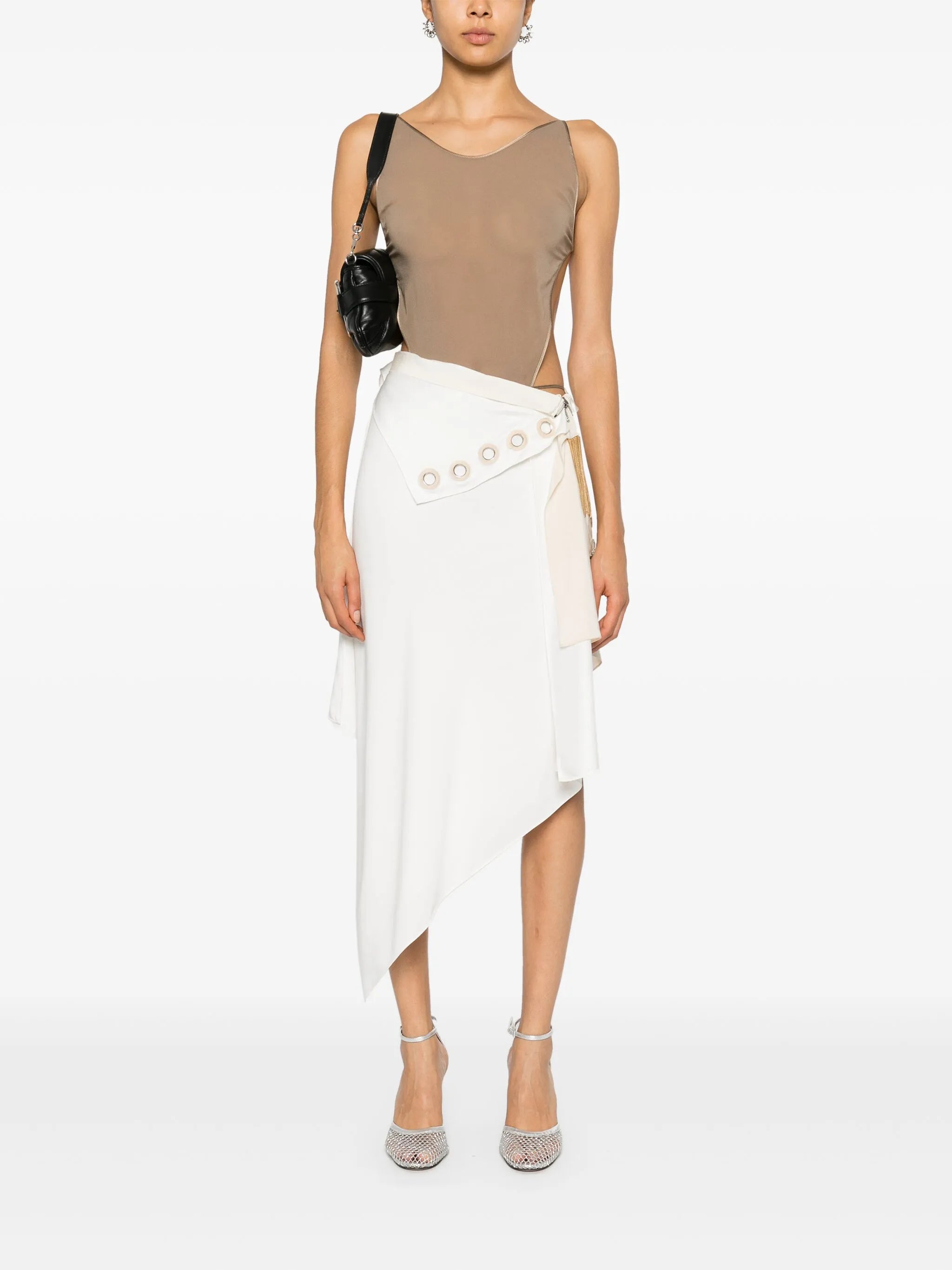 fringe-detail skirt