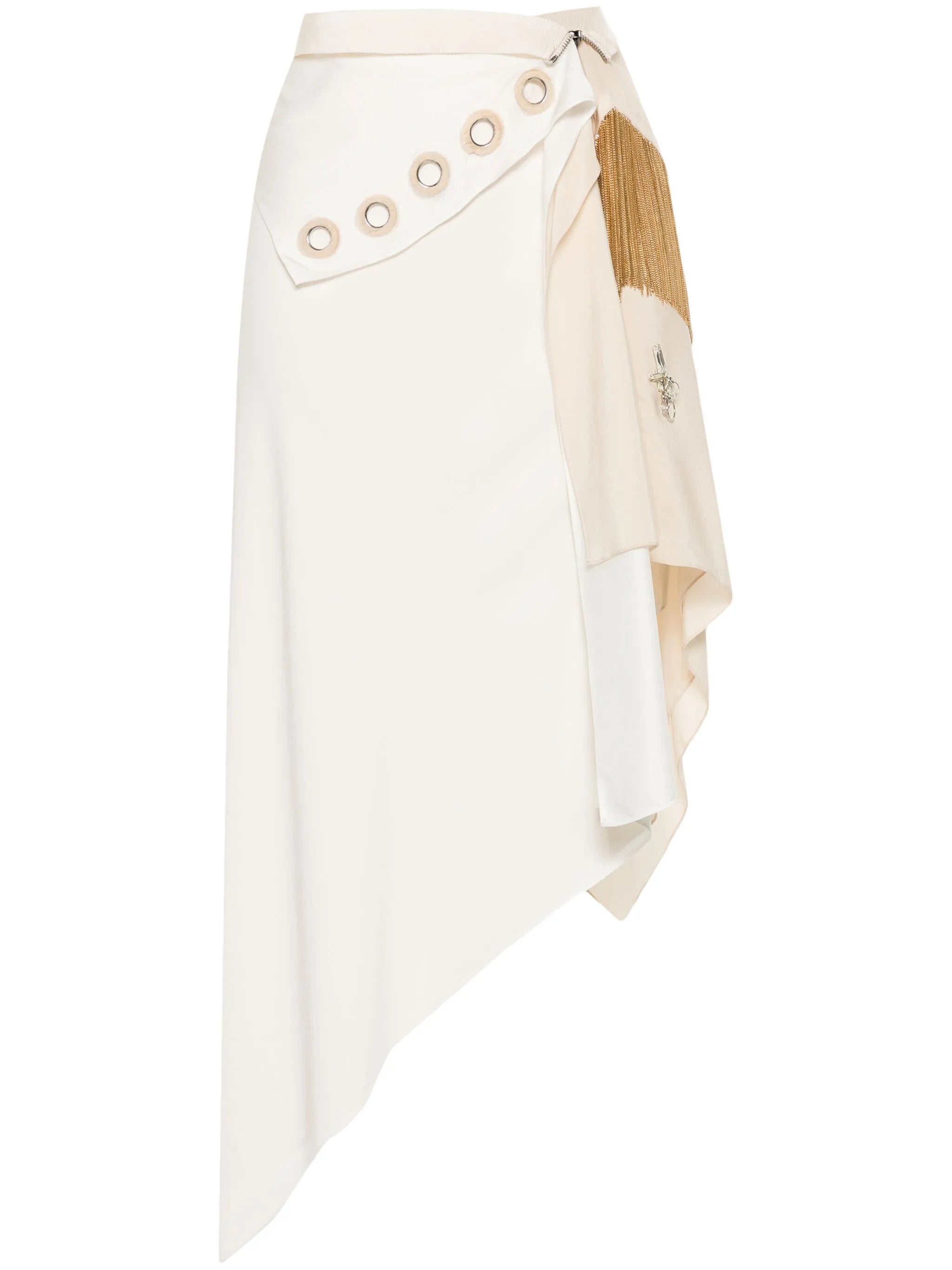 fringe-detail skirt