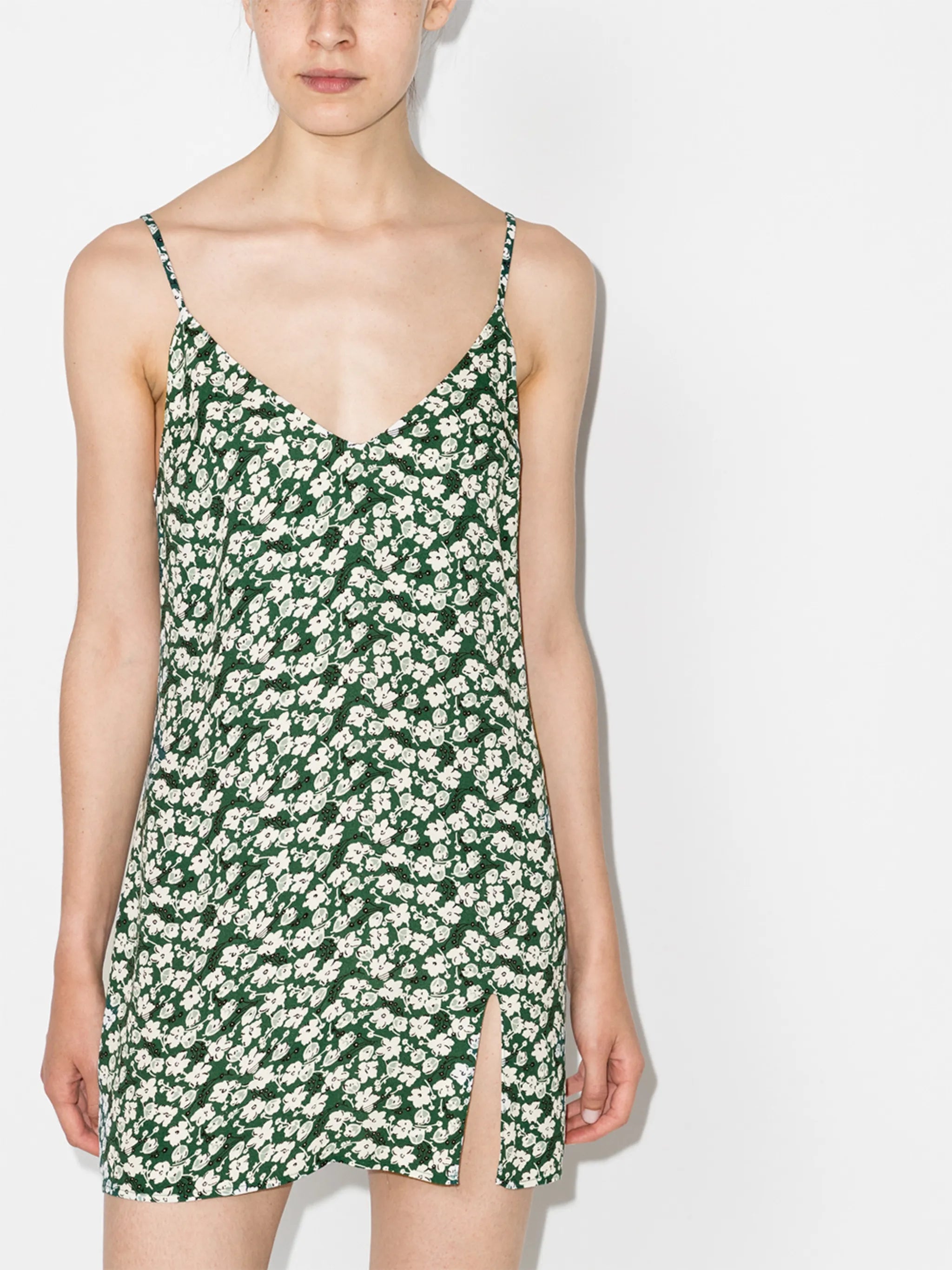 Marlowe floral-print minidress