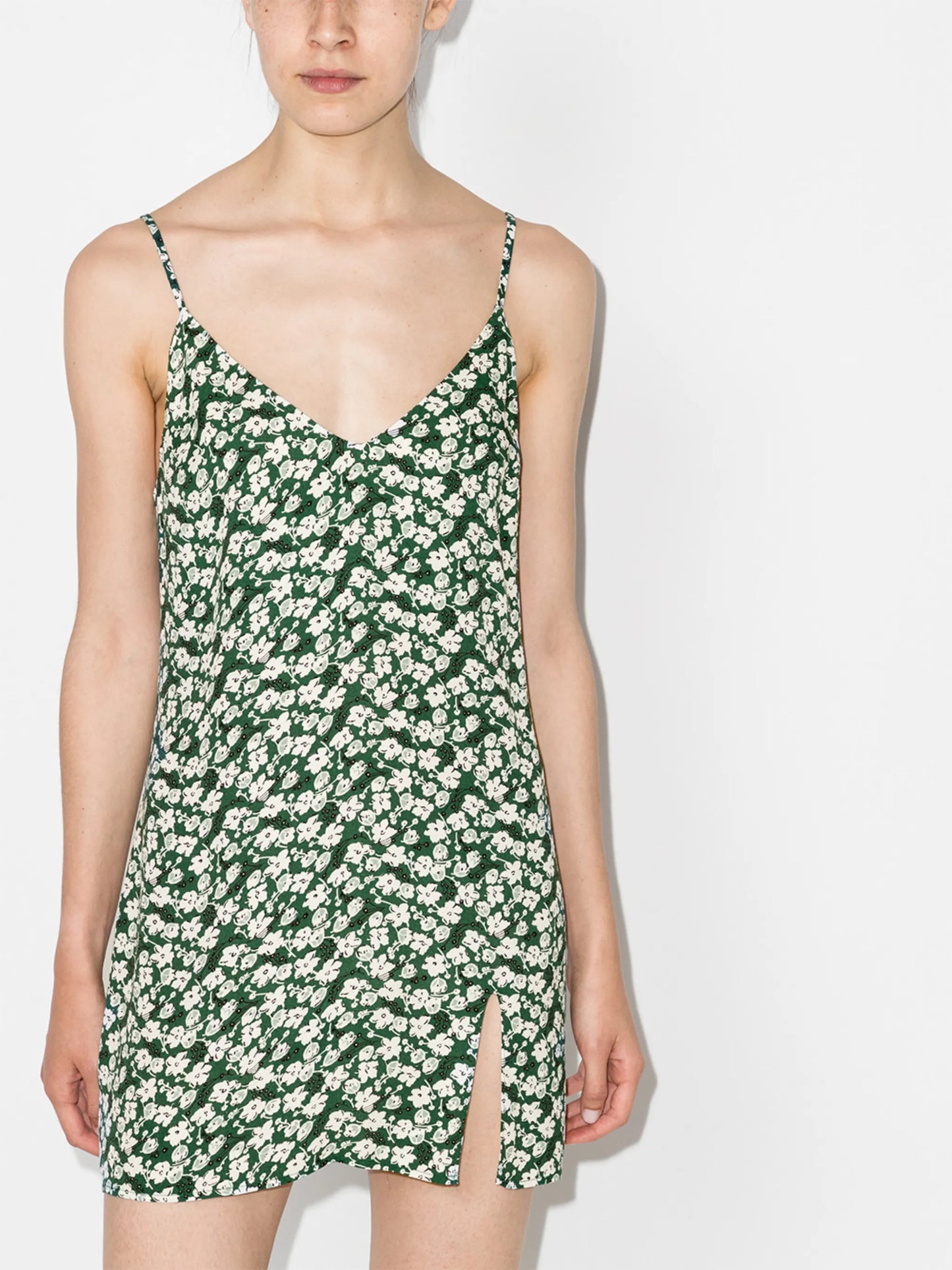 Marlowe floral-print minidress