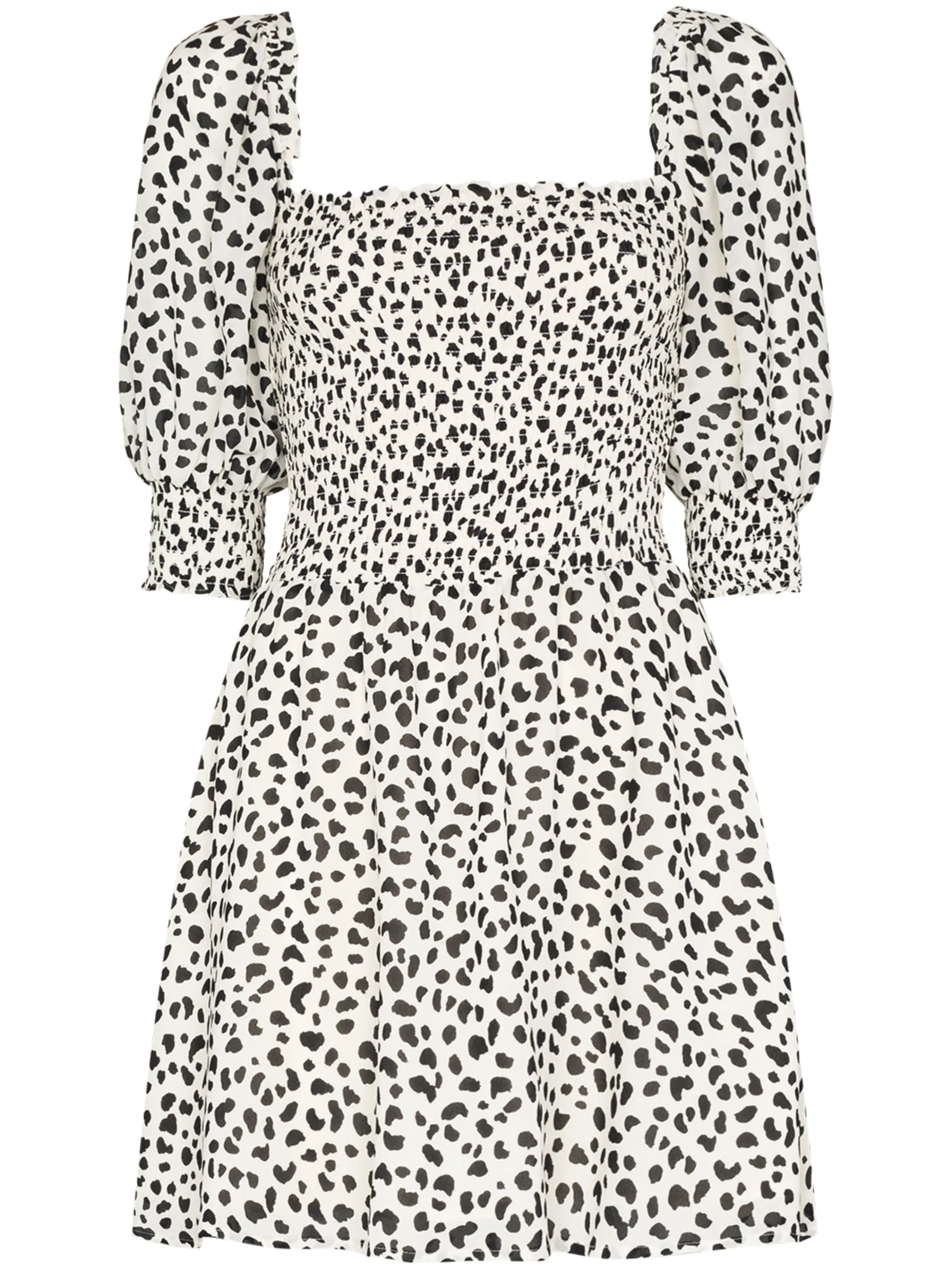 Elle smocked mini dress