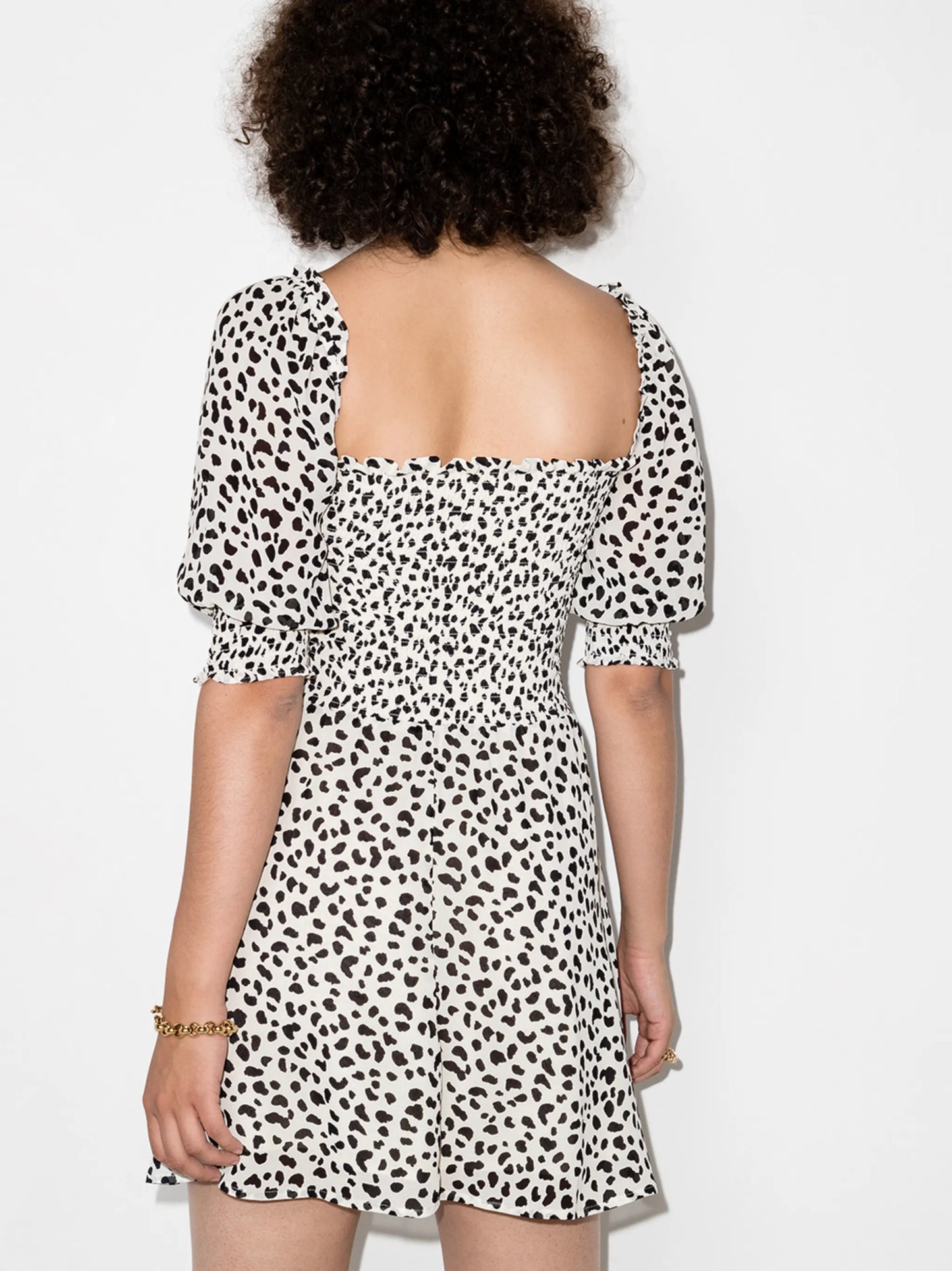 Elle smocked mini dress
