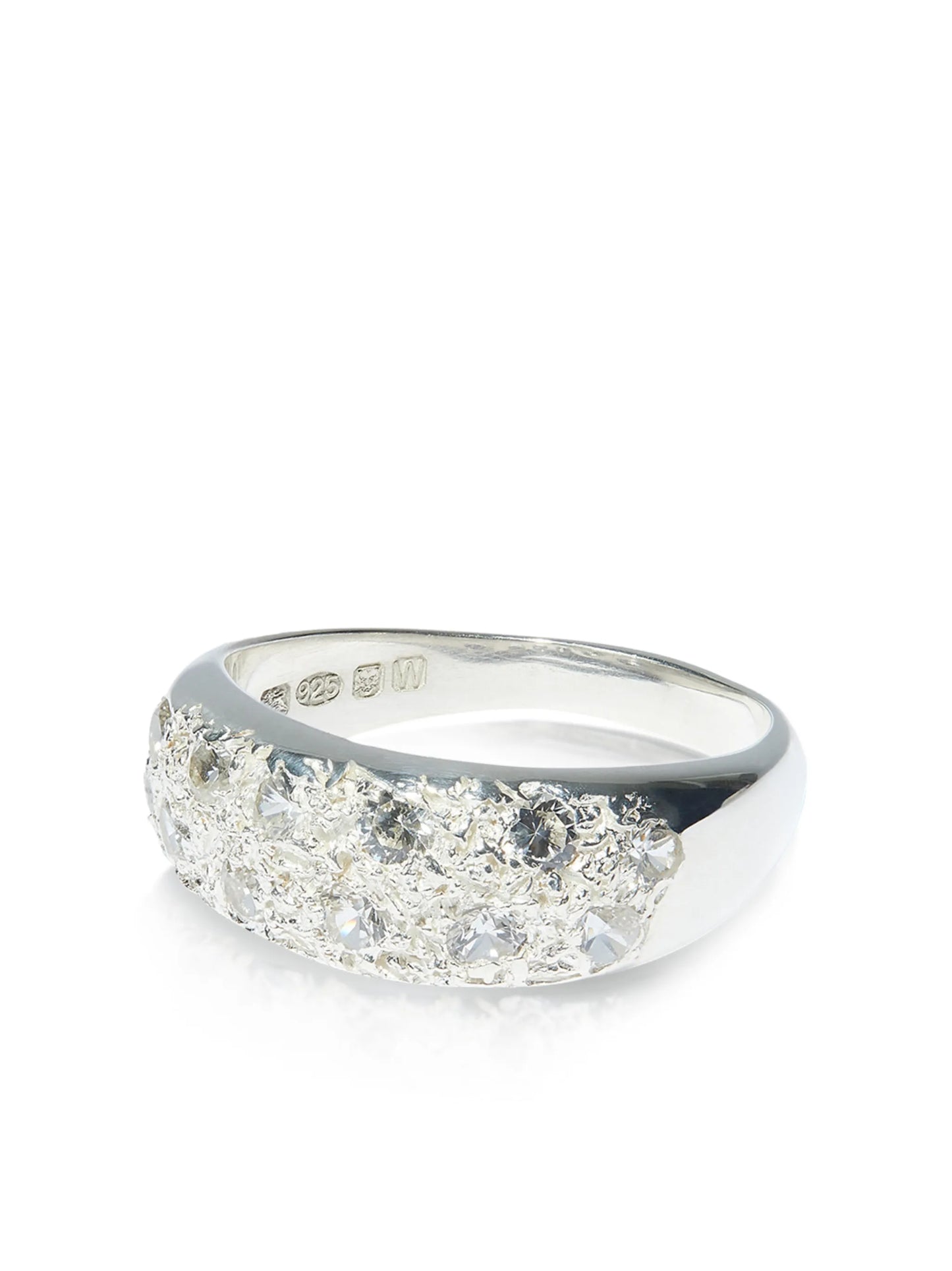 sterling silver sapphire ring