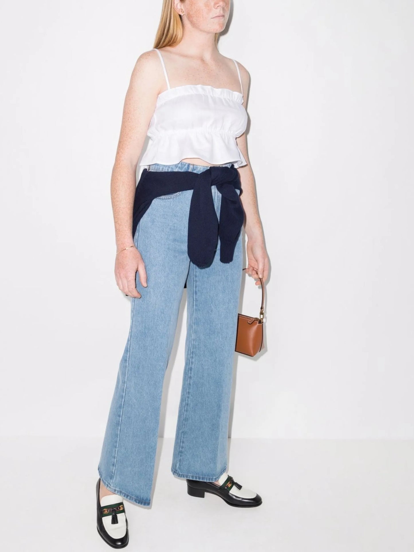 Calamansi ruched top