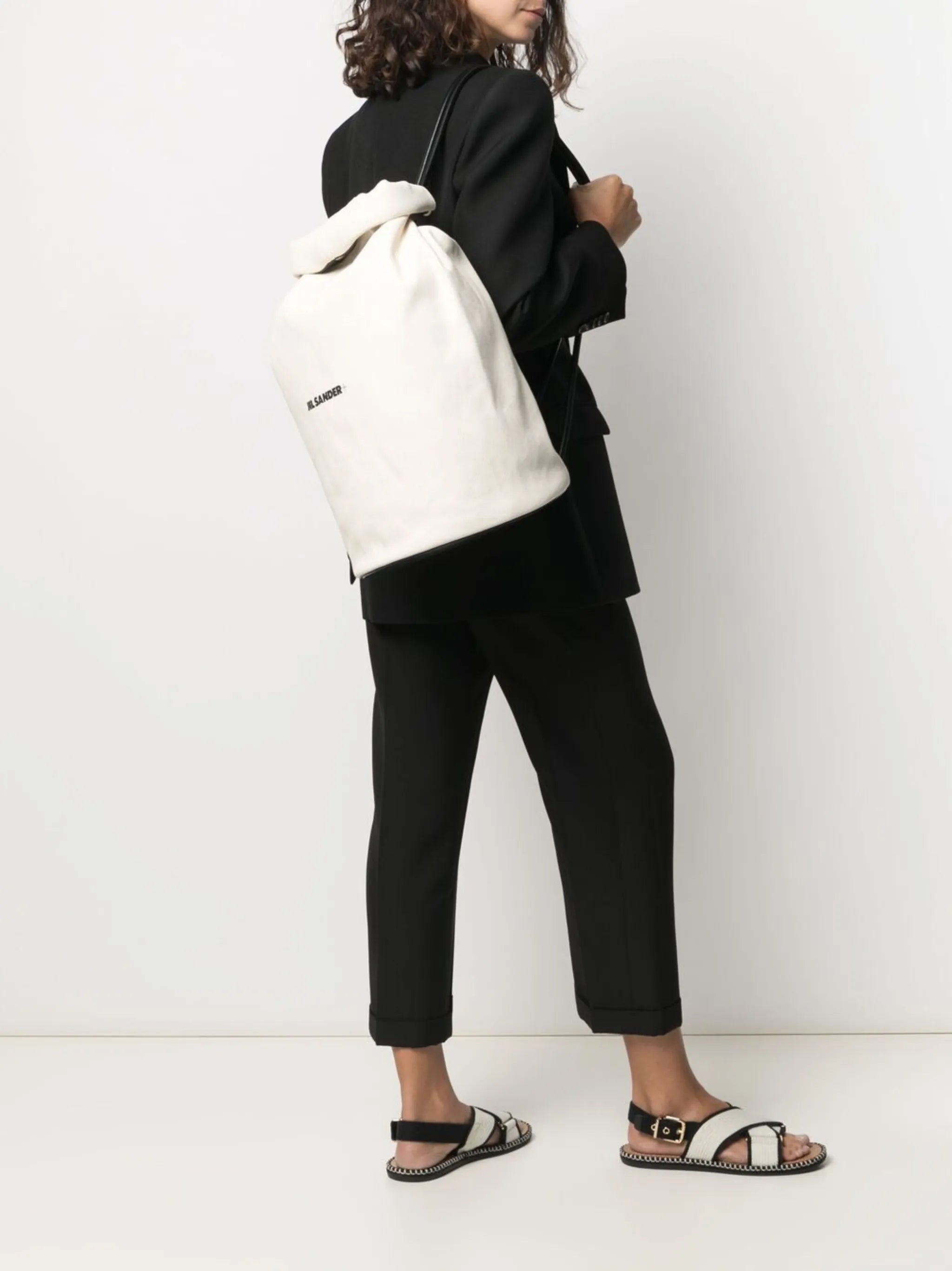 + logo-print backpack