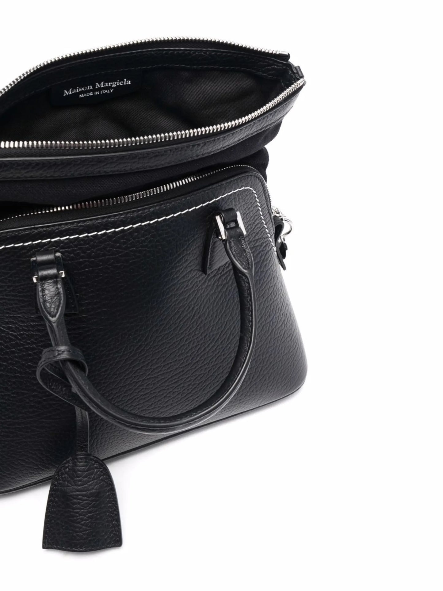 mini 5AC leather tote bag