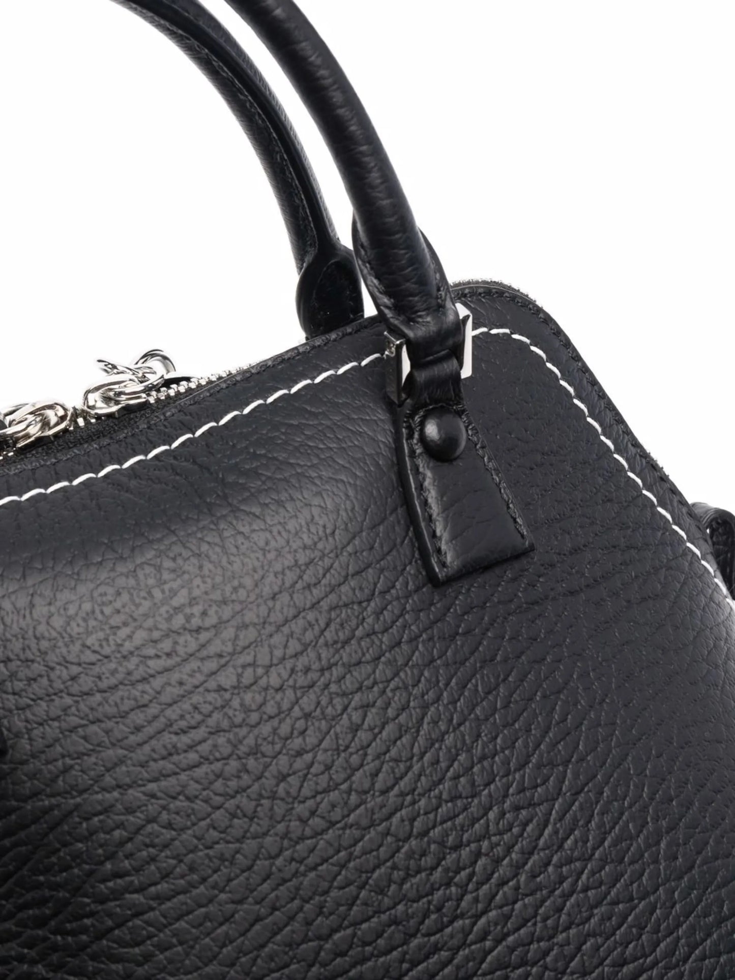 mini 5AC leather tote bag