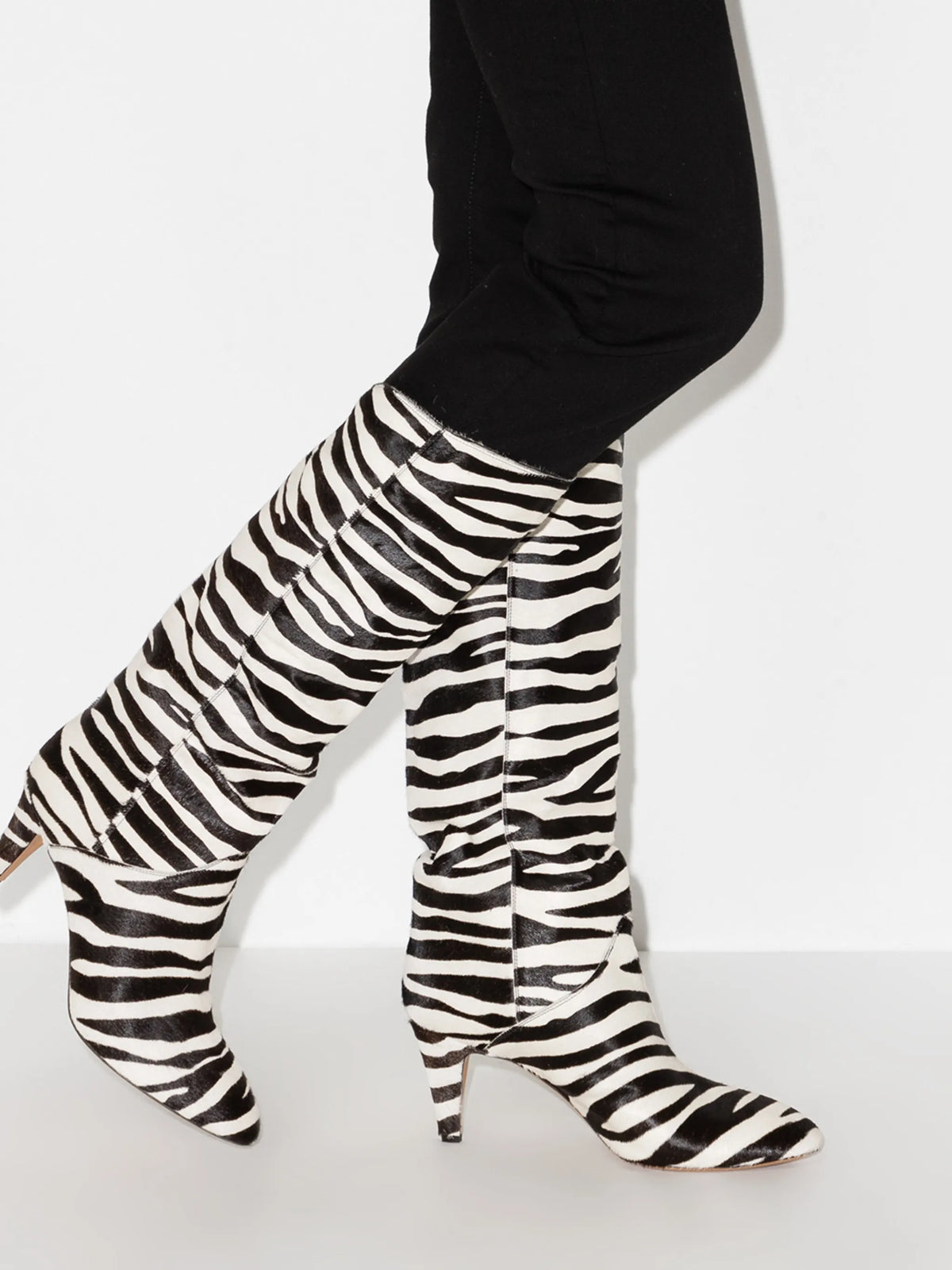 Laylis zebra print 75mm boots