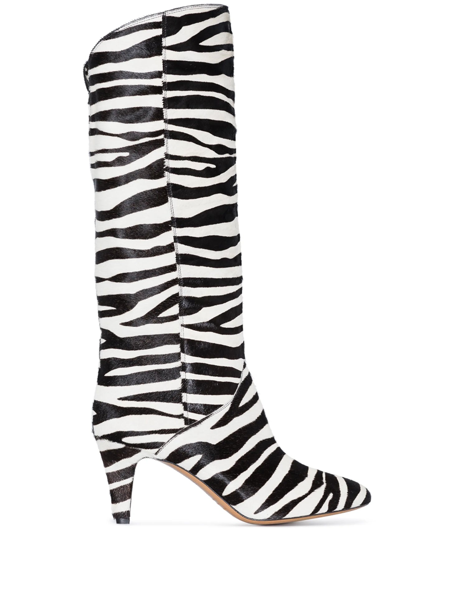 Laylis zebra print 75mm boots