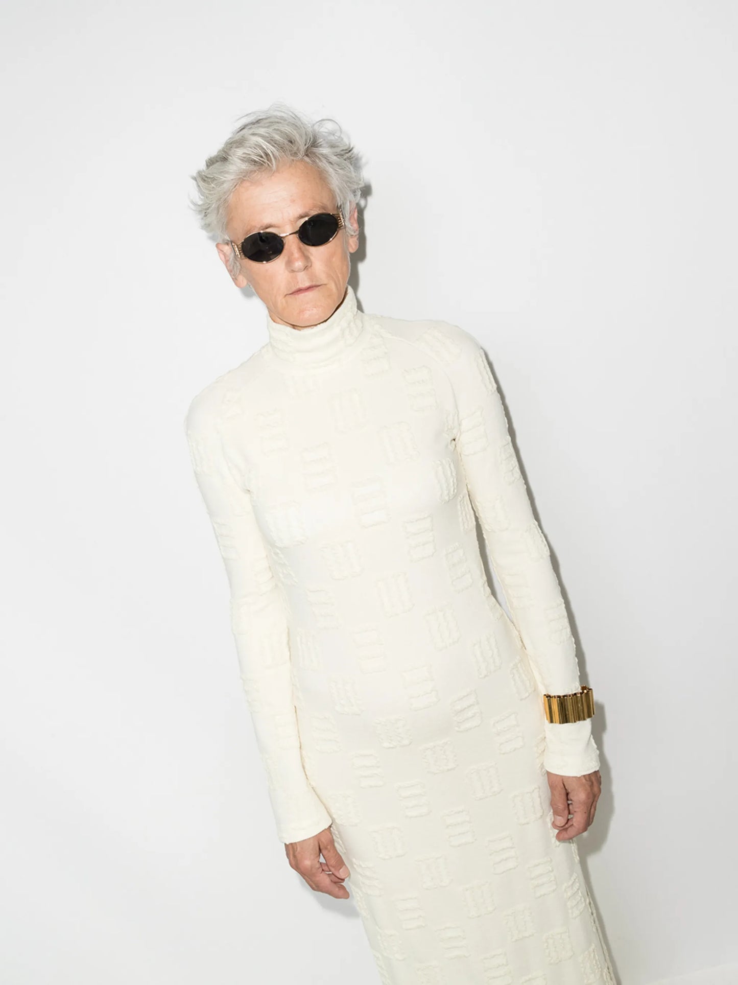 Pam oval-frame sunglasses