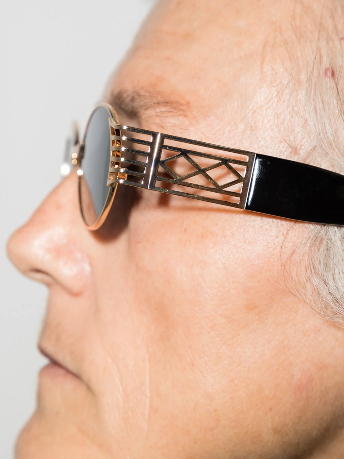 Pam oval-frame sunglasses