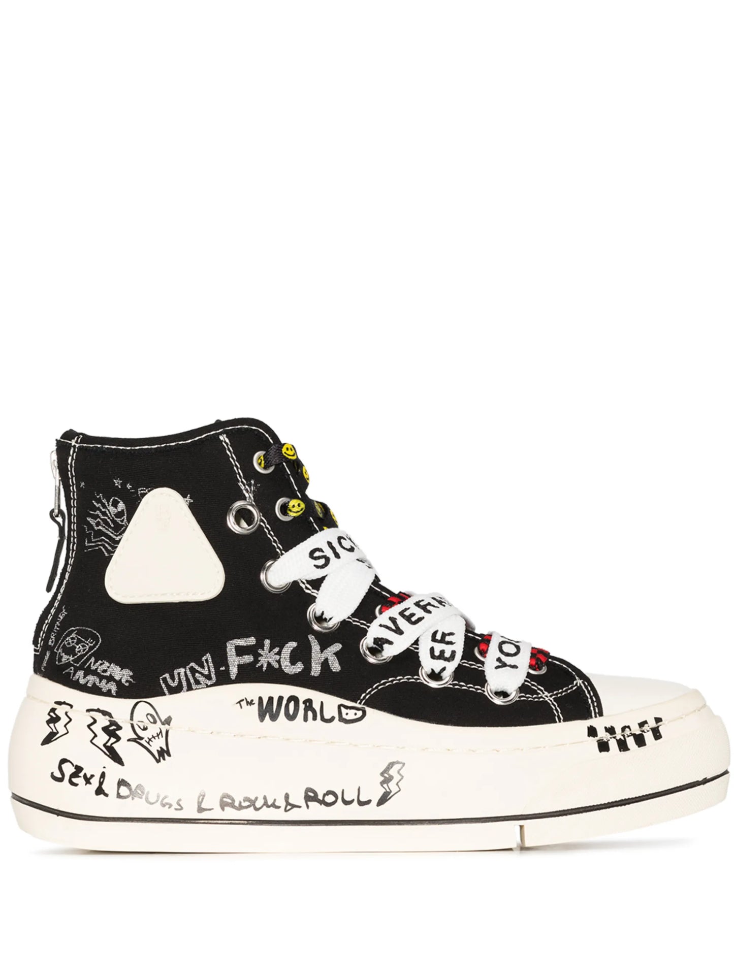Double Grommet Kurt flatform sneakers